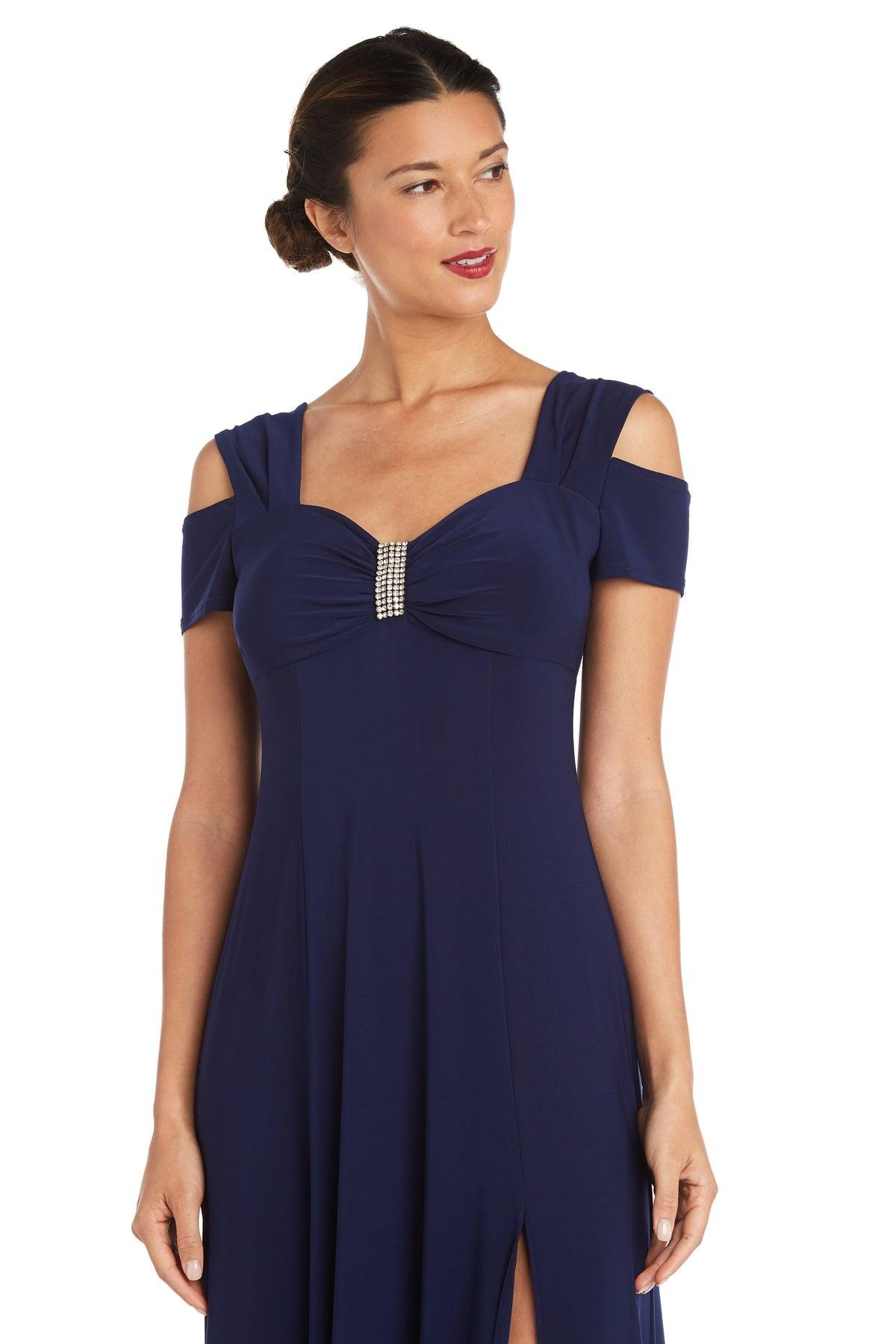 Plum R&M Richards 1367 Evening Long Formal Dress - Mother of the Bride ...