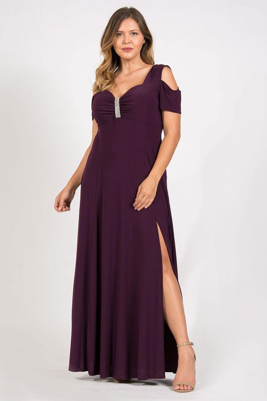 Plum R&M Richards 1367 Evening Long Formal Dress for $39.0 – The Dress ...