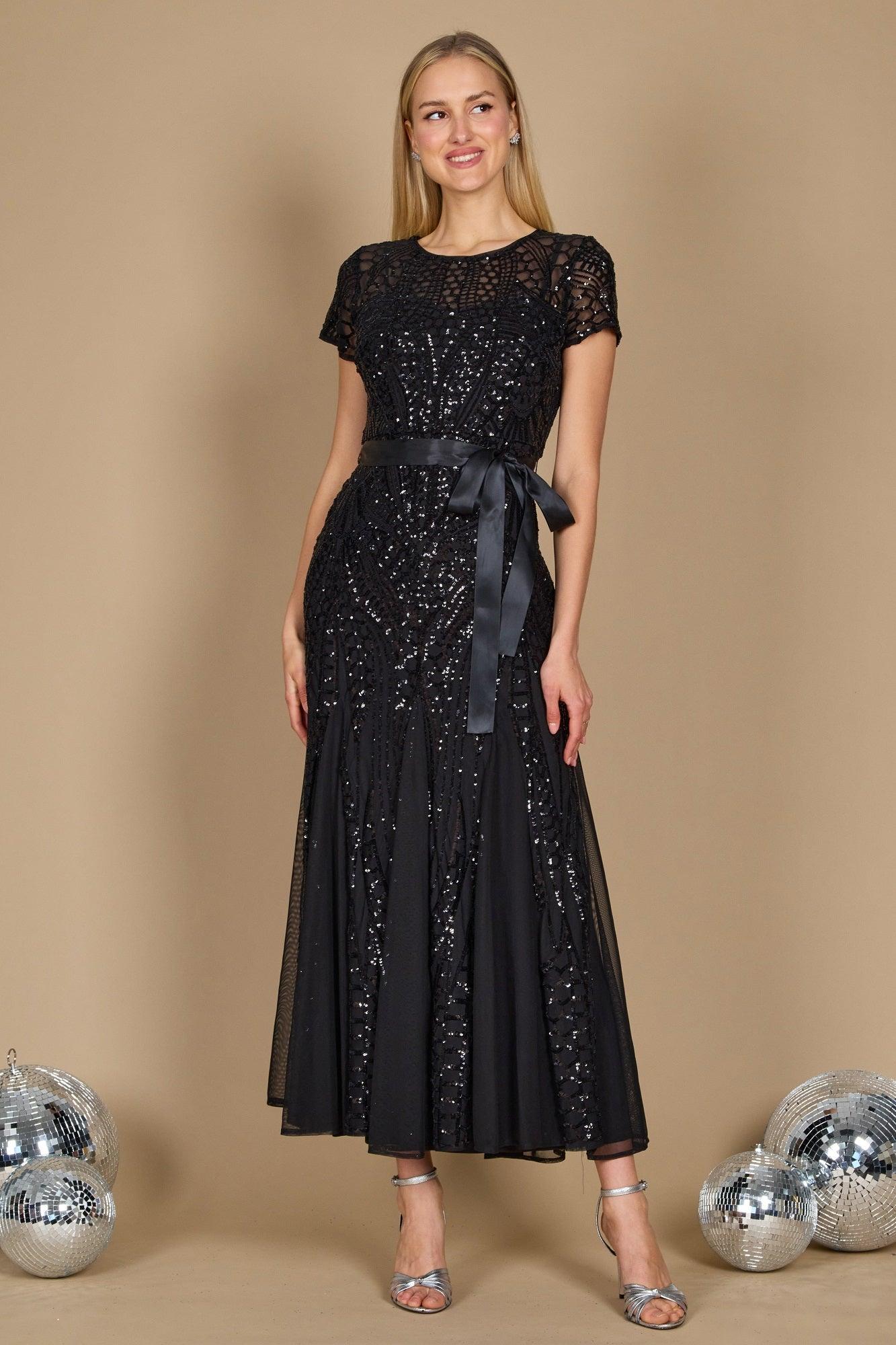 R&M Richards 1875W Long Plus Size Evening Dress
