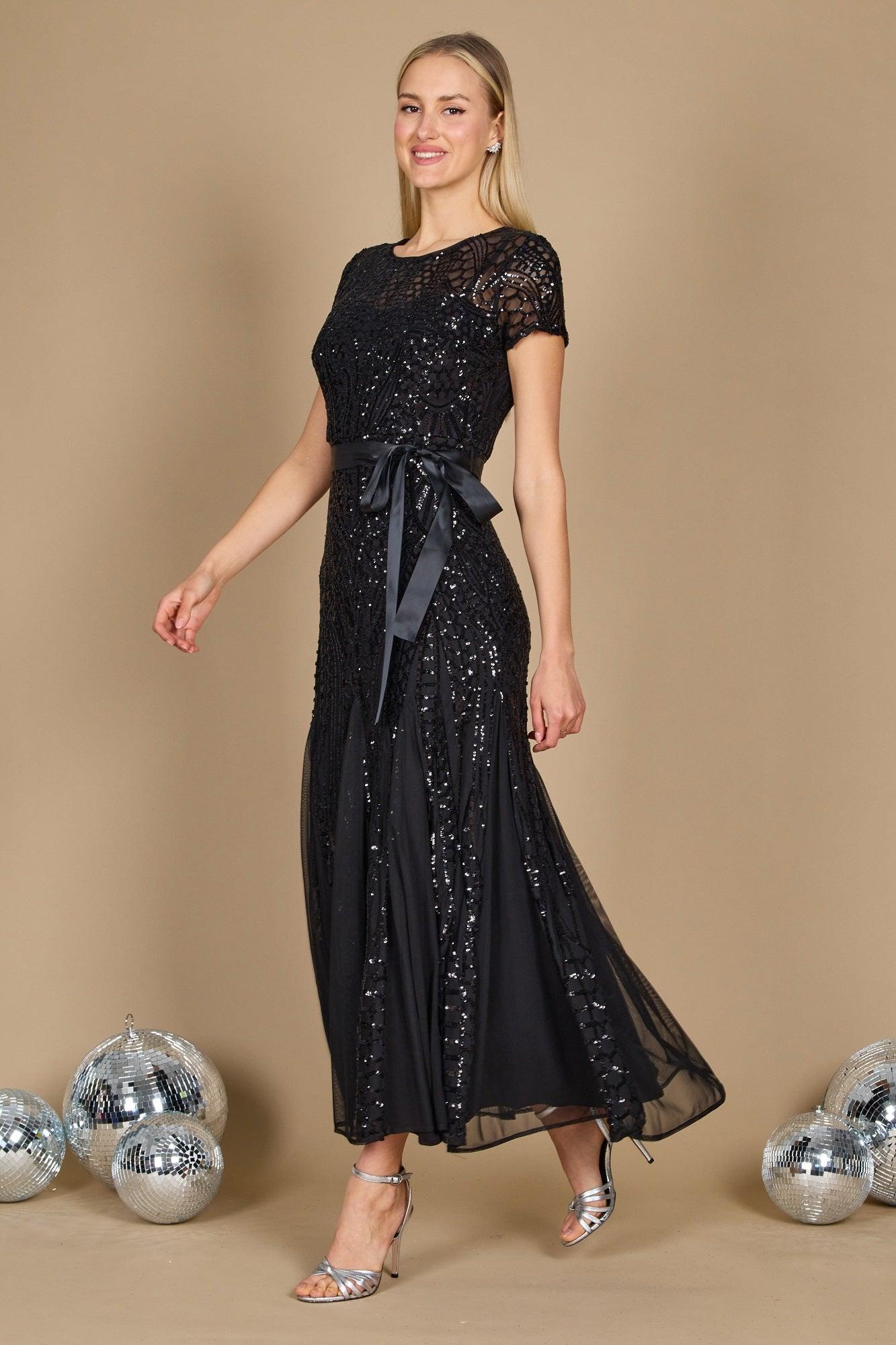 R&M Richards 1875W Long Plus Size Evening Dress