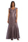 beautiful mocha shimmering mother of the bride dress gown R&M Richards