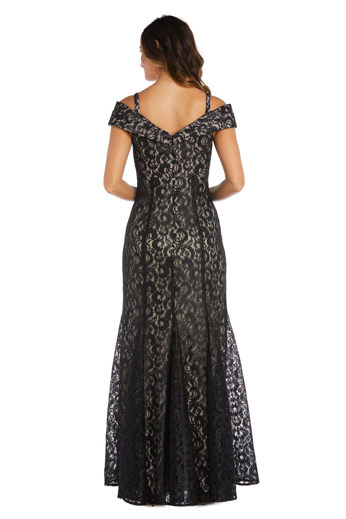 Long Formal Dress Black/Nude