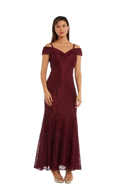 merlot red mother of the bride dress off the shoulder