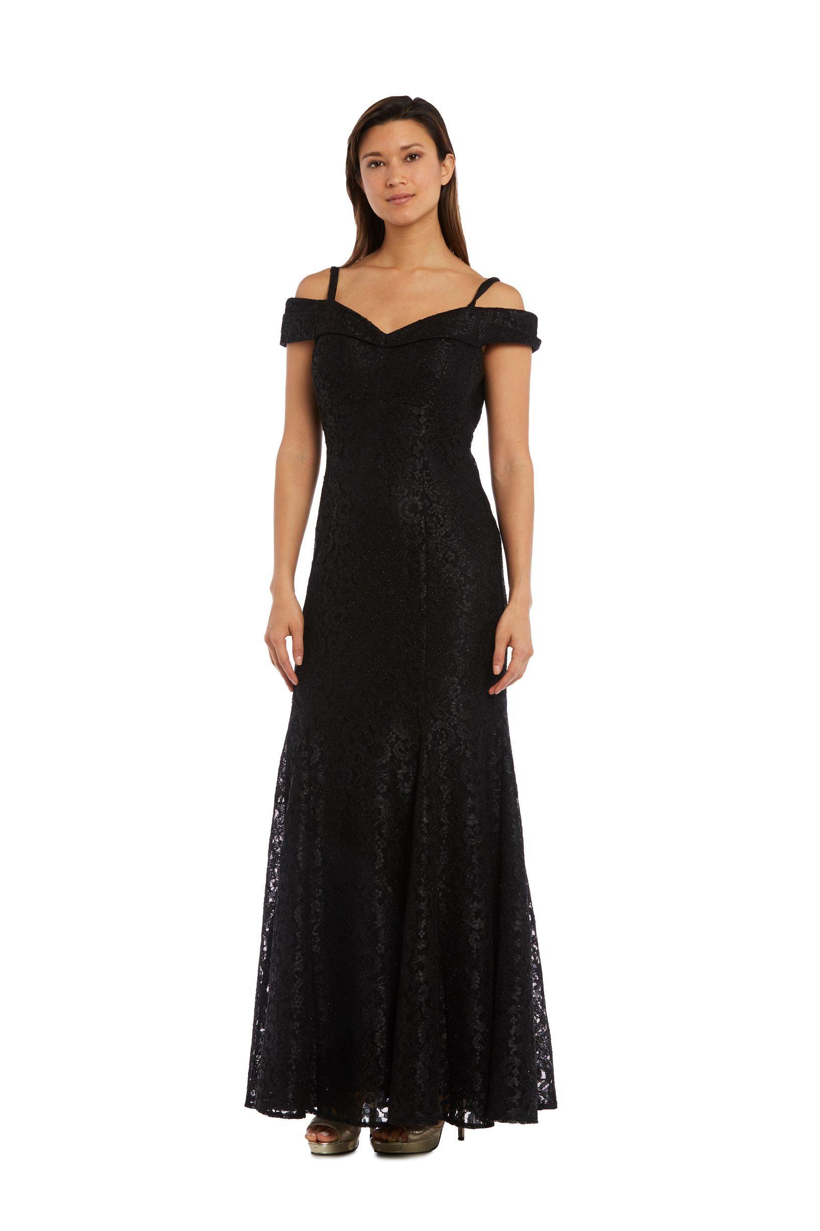 long black mother of the bride dress