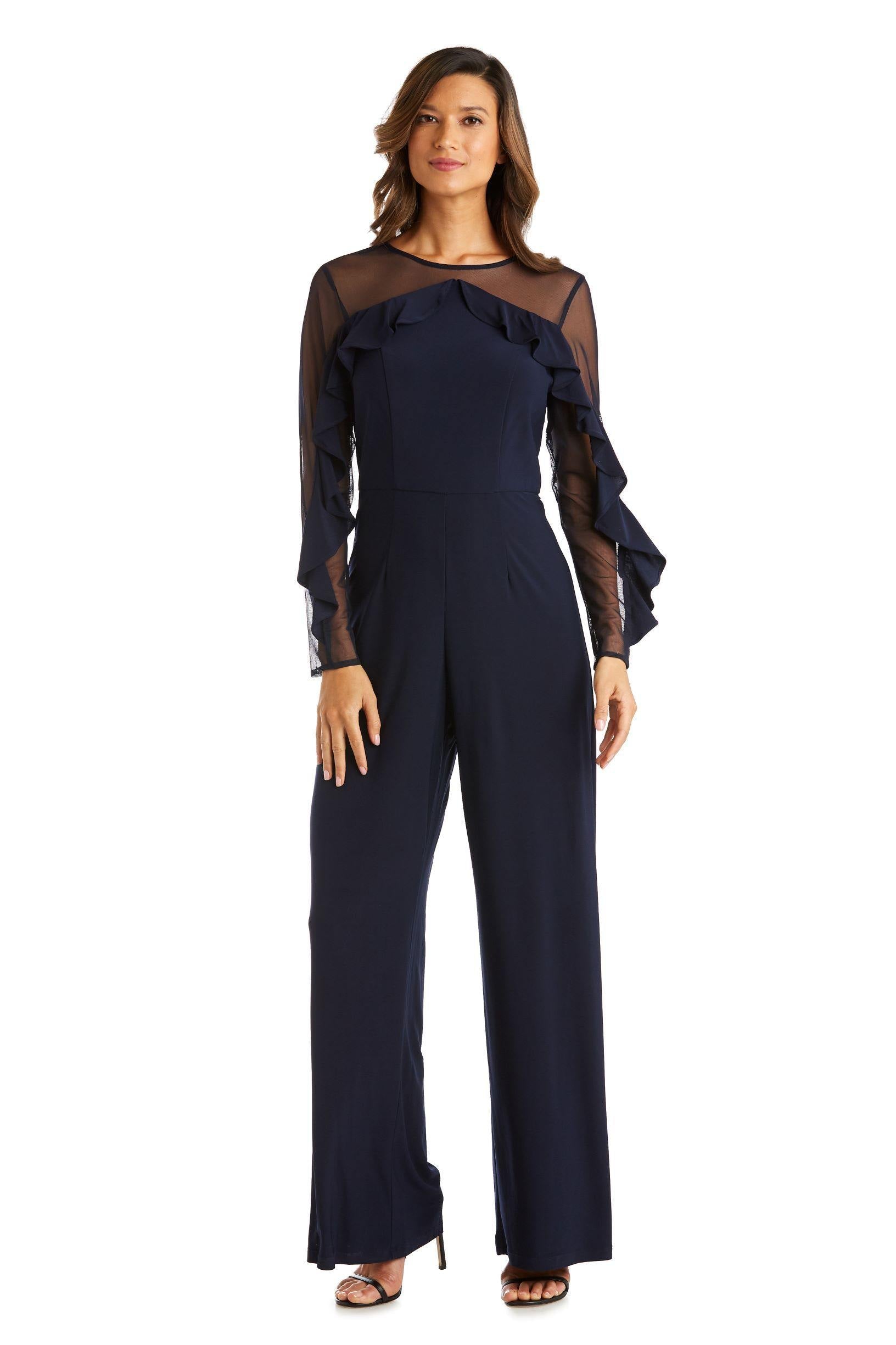 R&M Richards Long Mother of the Bride Jumpsuit 2308 - The Dress Outlet