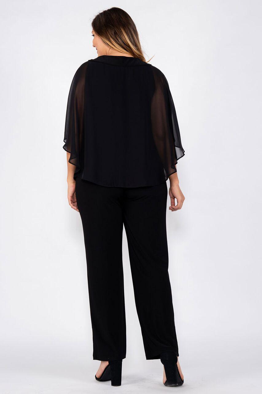 Black R&M Richards 2327W Plus Size Mother Of The Bride Pantsuit for $29 ...
