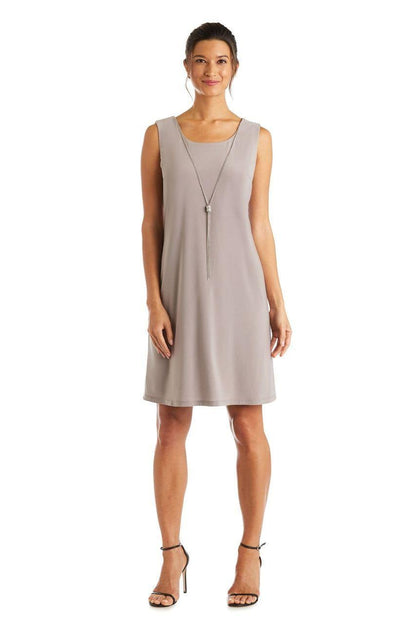 R&M Richards Short Cocktail Jacket 2 Piece Dress 2342 - The Dress Outlet