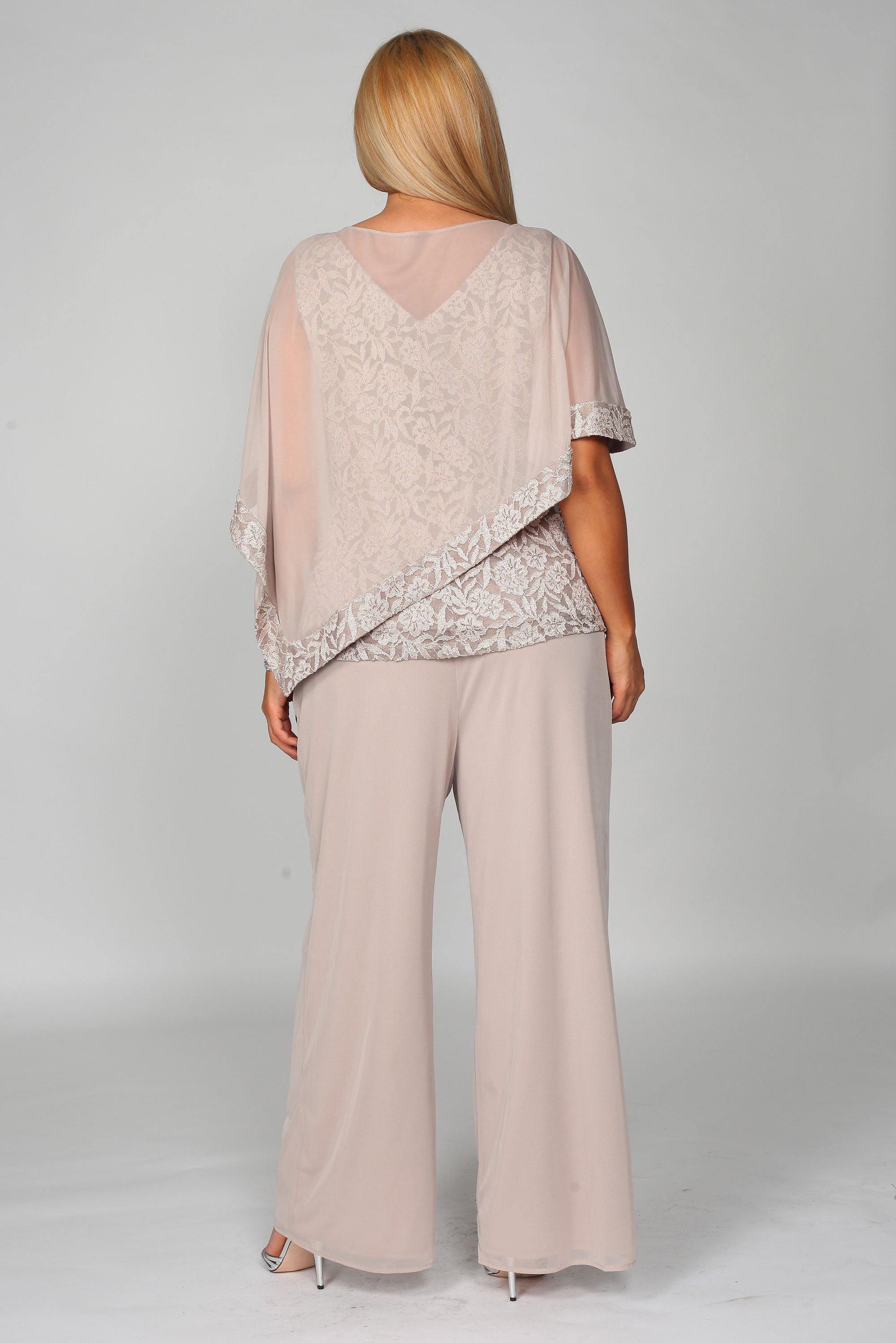 R&M Richards 2378W Plus Size Mother Of The Bride Pant Set