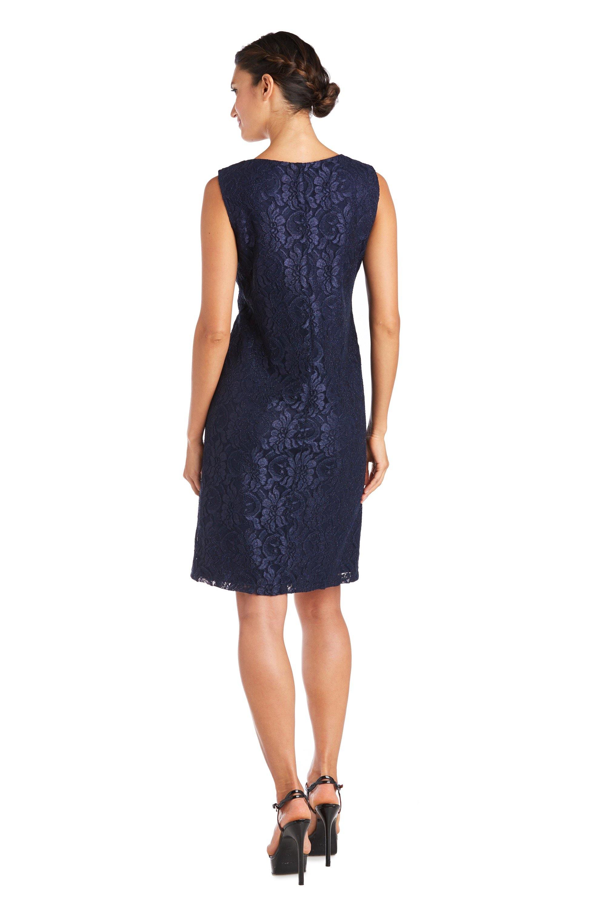 R&M Richards Chiffon Jacket Formal Dress 2421 - The Dress Outlet