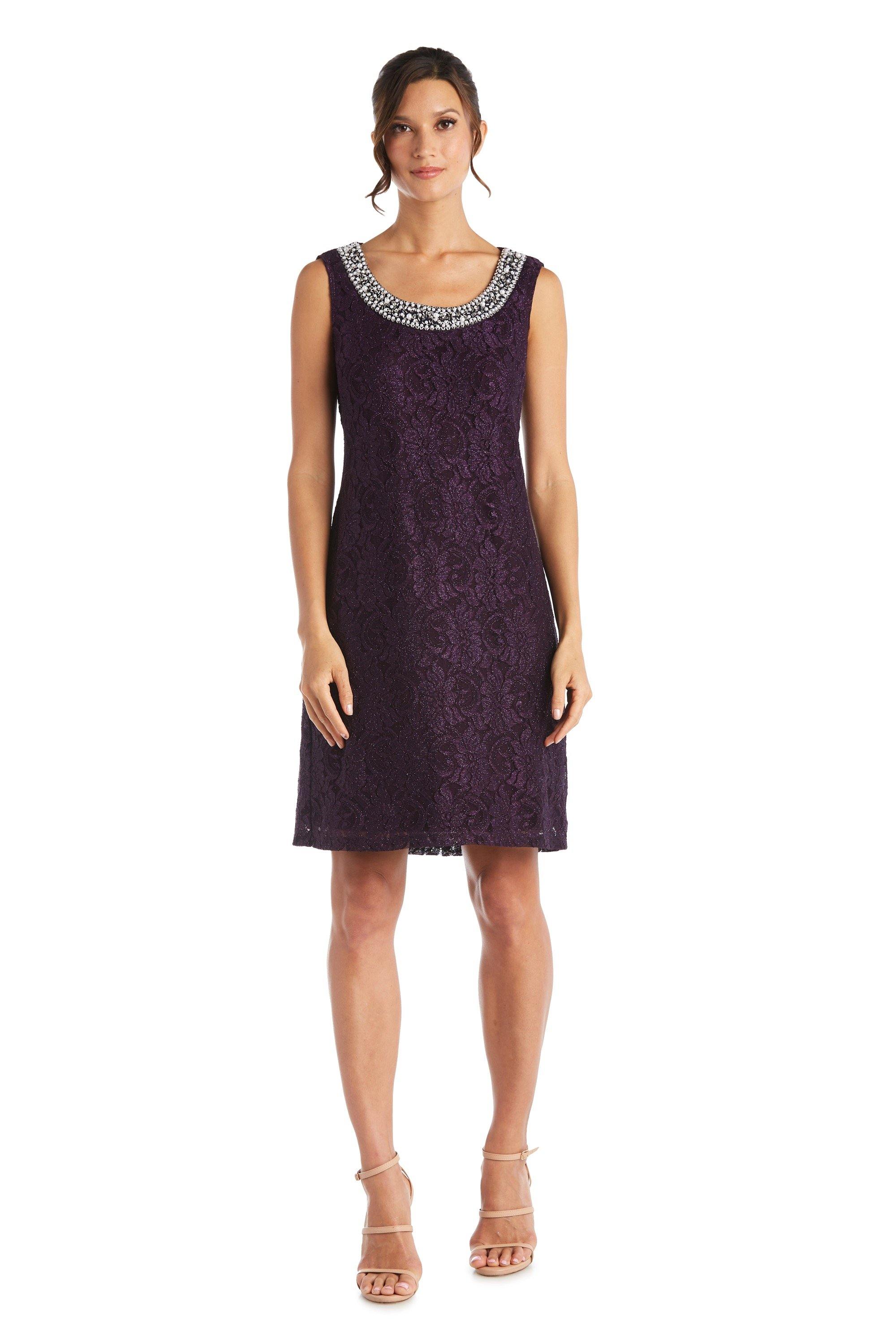 R&M Richards Chiffon Jacket Formal Dress 2421 - The Dress Outlet