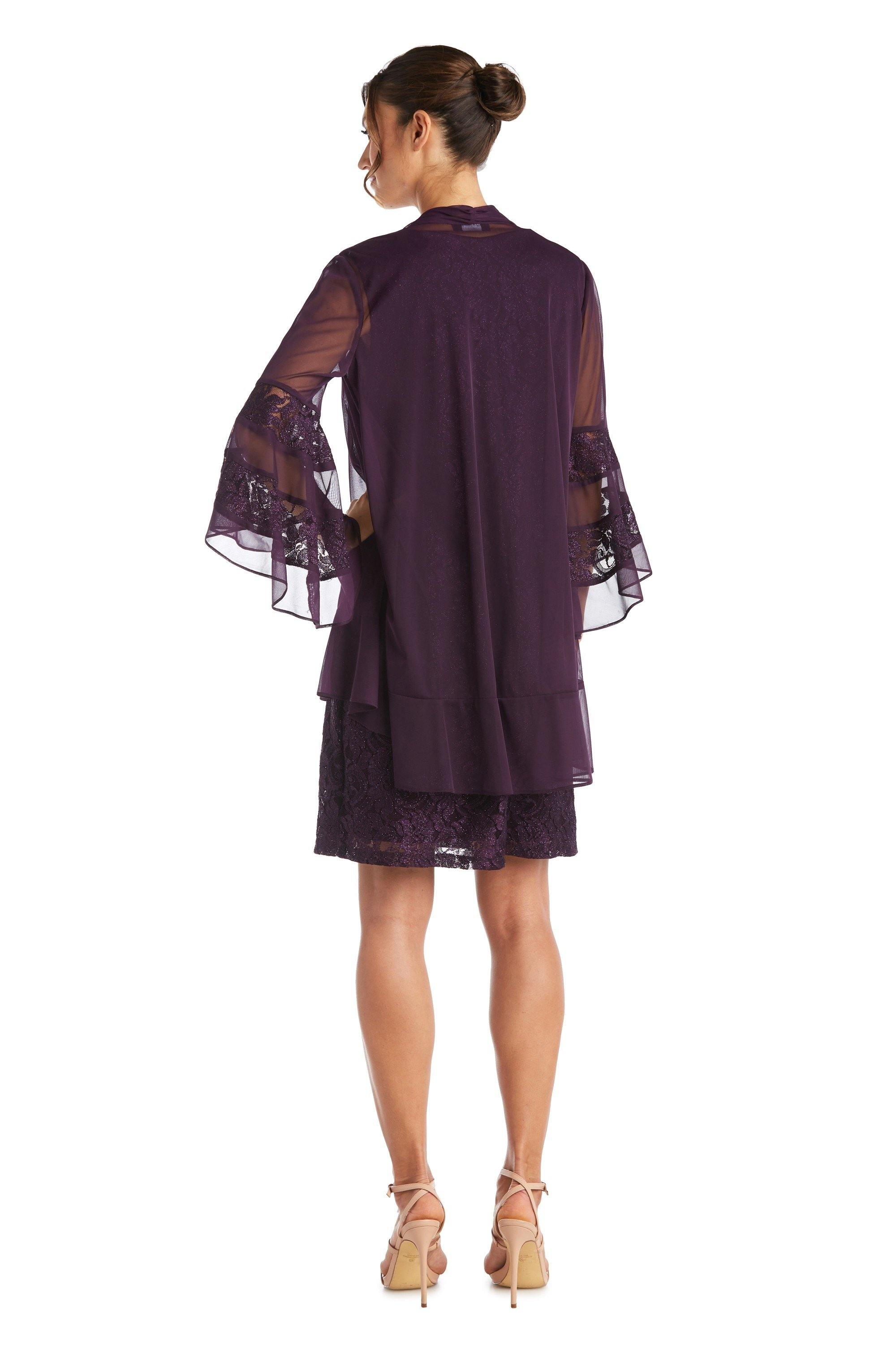 R&M Richards Chiffon Jacket Formal Dress 2421 - The Dress Outlet