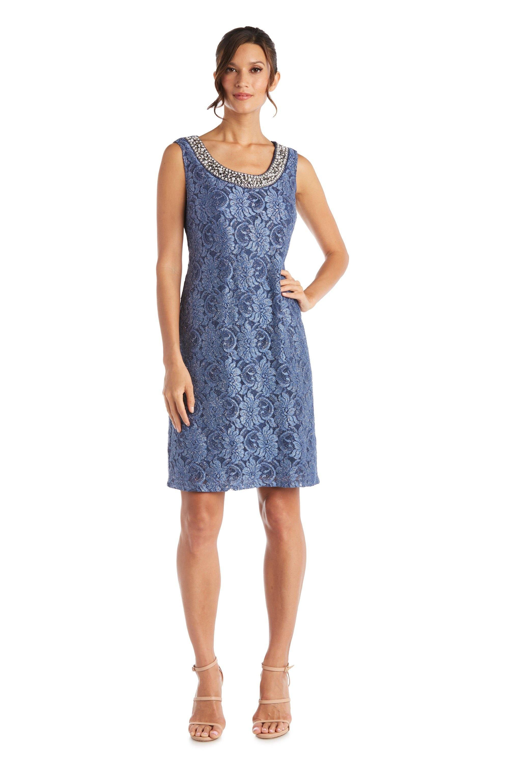 R&M Richards Chiffon Jacket Formal Dress 2421 - The Dress Outlet