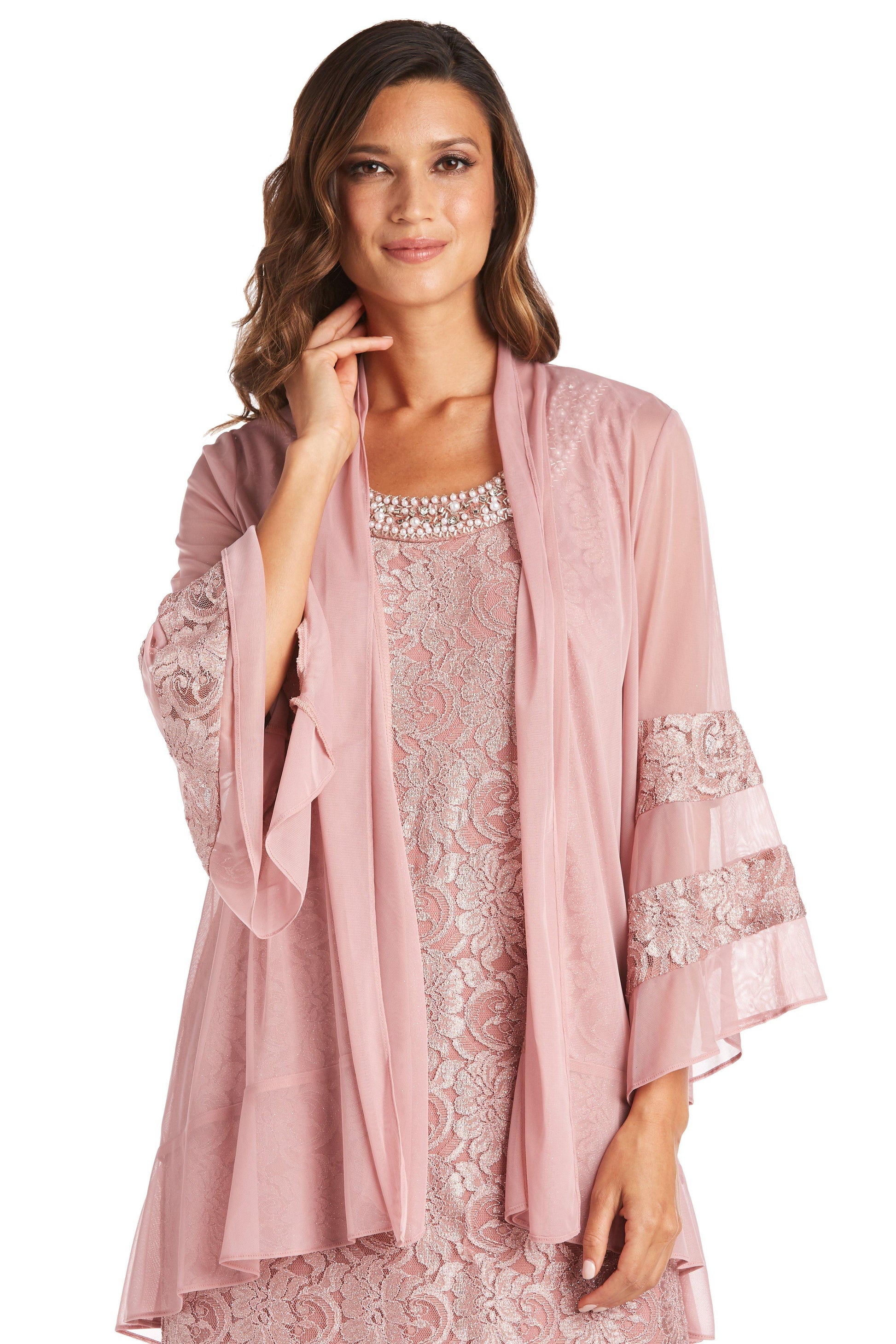 R&M Richards 2421 Chiffon Jacket Formal Dress
