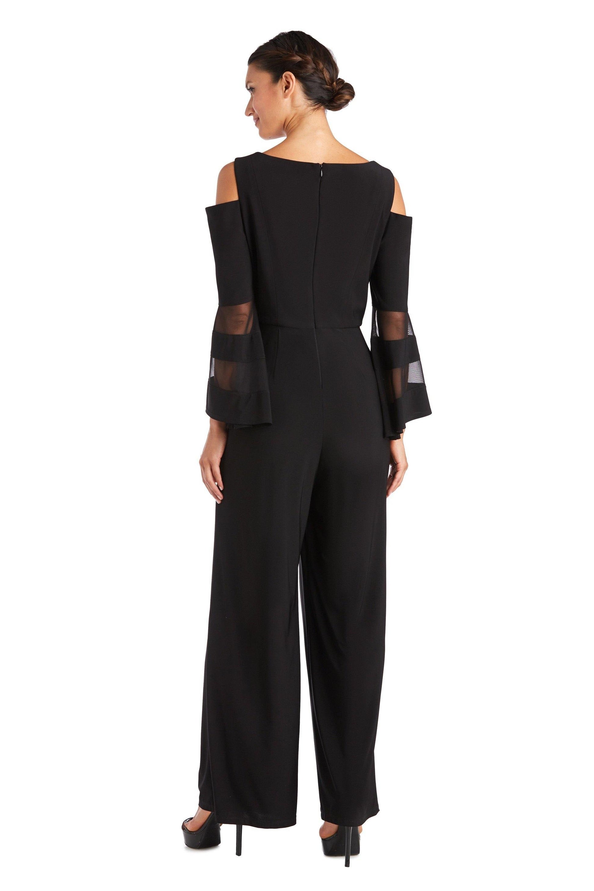R&M Richards 2469 Cold Shoulder Junmpsuit