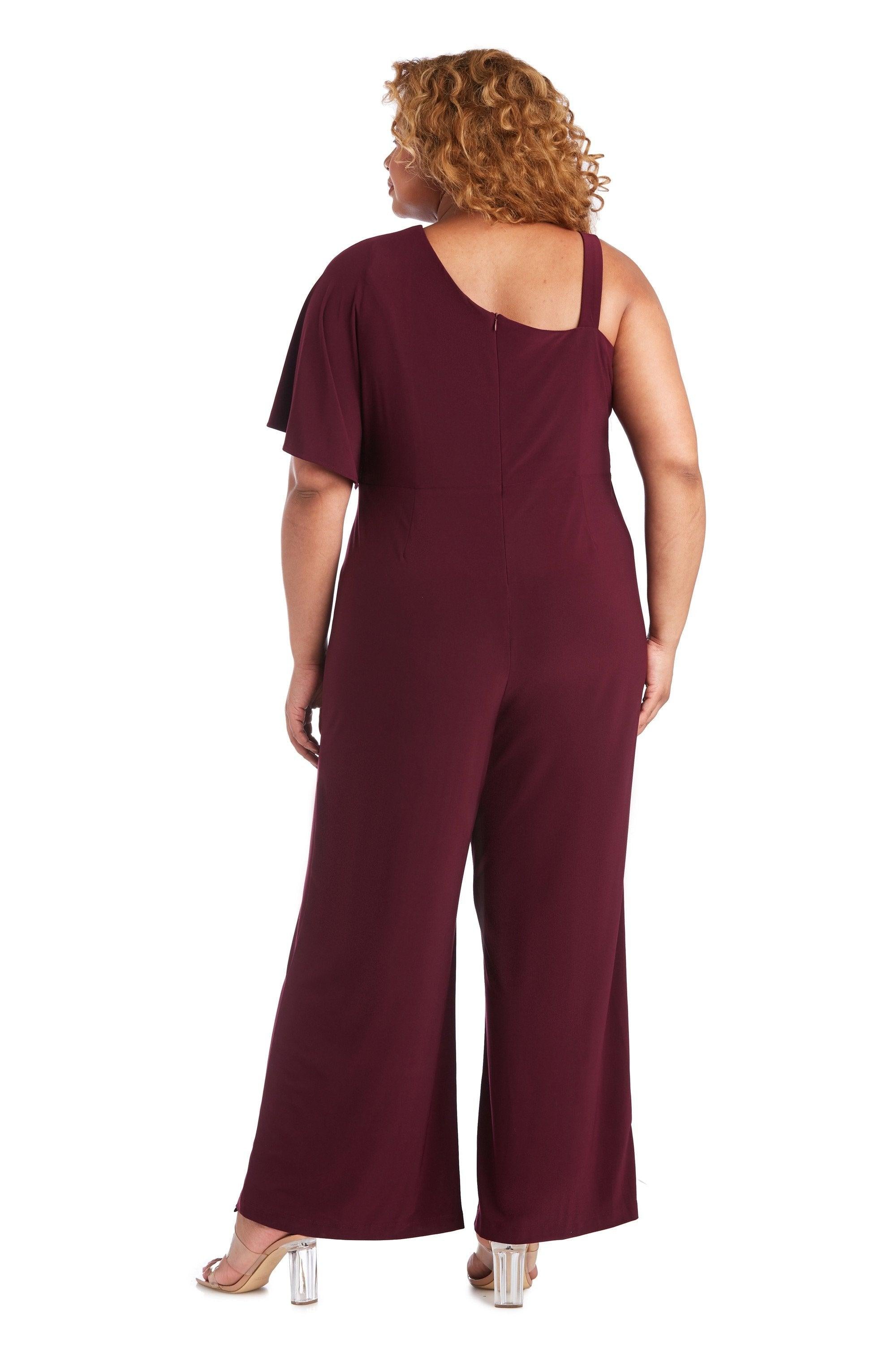 R&M Richards Formal Plus Size Jumpsuit 3130W - The Dress Outlet