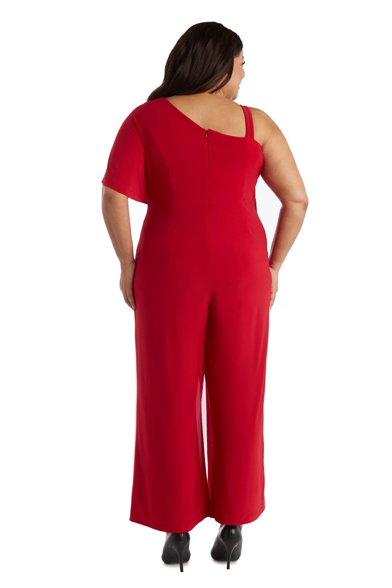R&M Richards Formal Plus Size Jumpsuit 3130W - The Dress Outlet