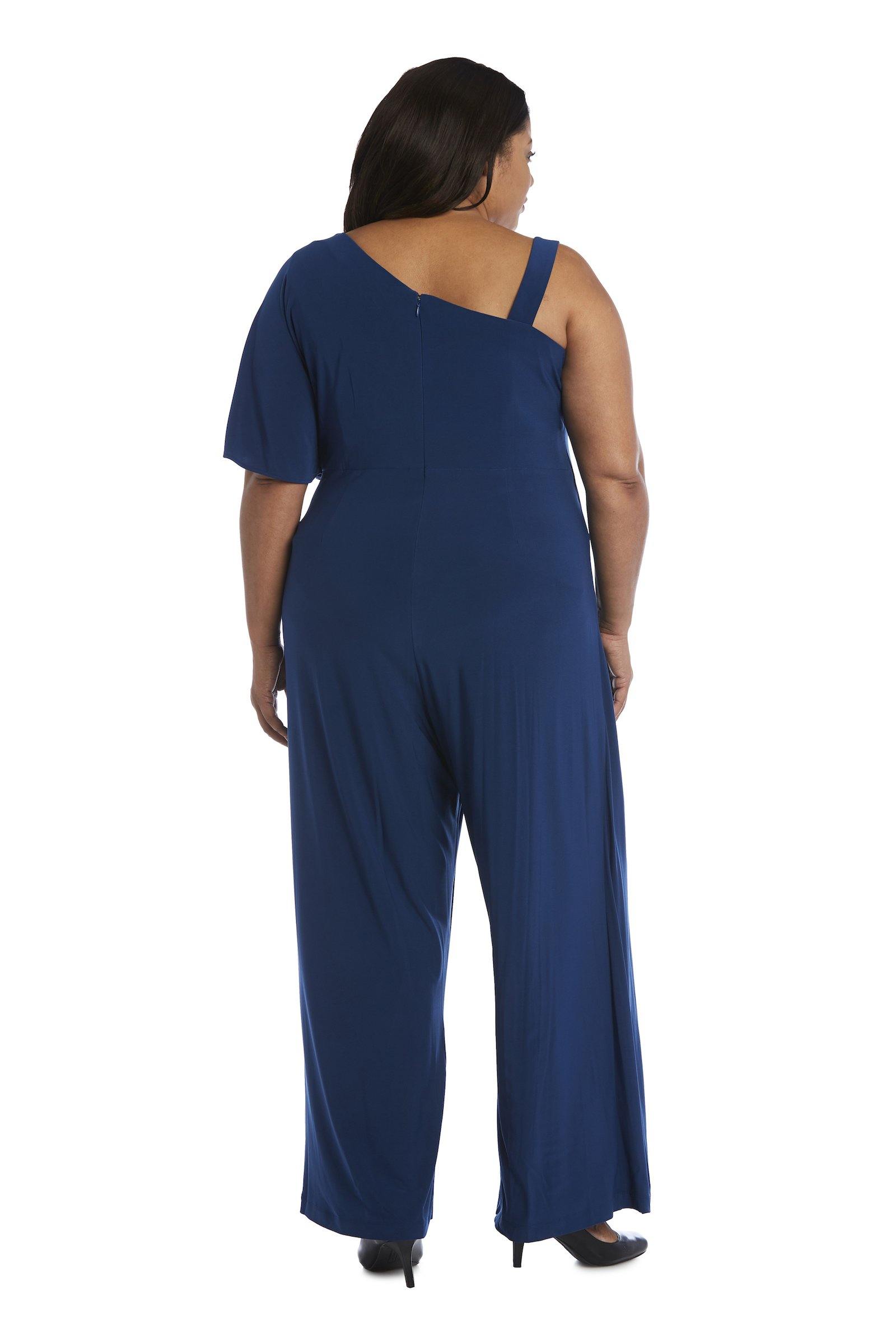 R&M Richards Formal Plus Size Jumpsuit 3130W - The Dress Outlet