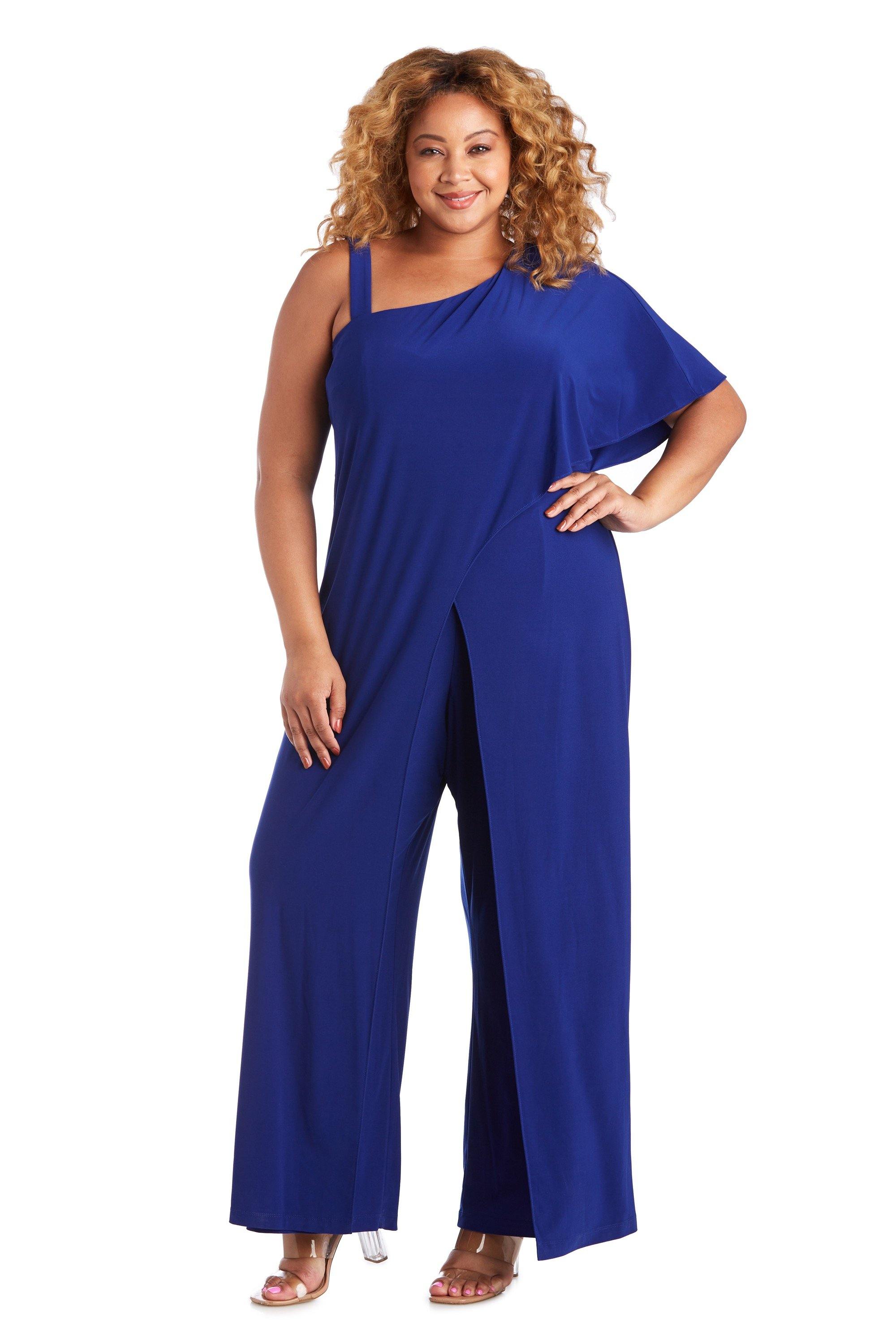 R&M Richards Formal Plus Size Jumpsuit 3130W - The Dress Outlet