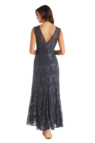 Champagne R&M Richards 3198 Mother Of The Bride Long Dress for $112.99 – The Dress Outlet