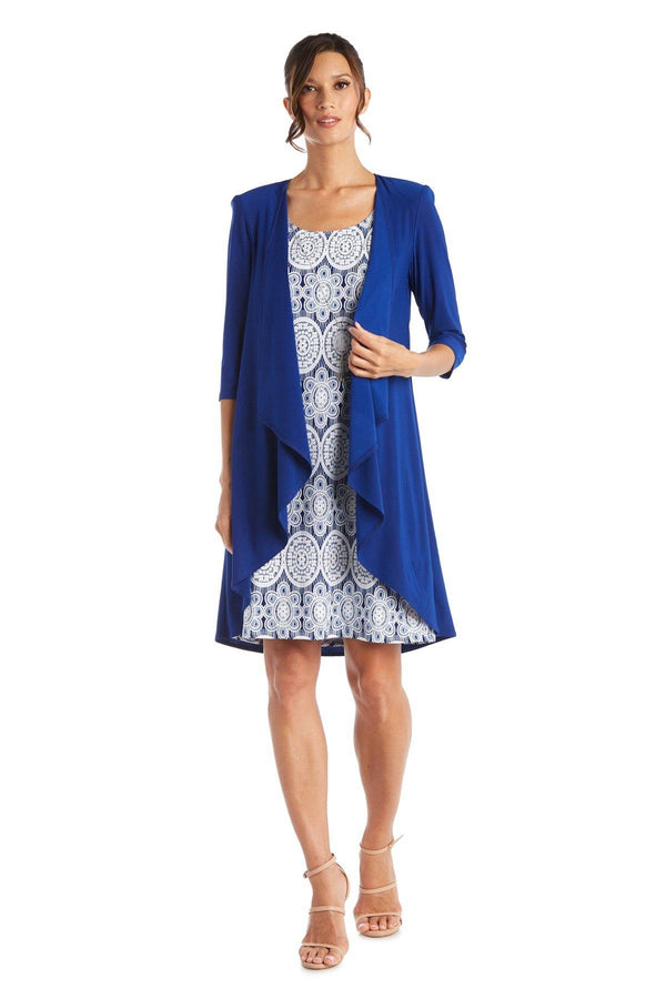Short Printed Dress Jacket R&M Richards 3277
