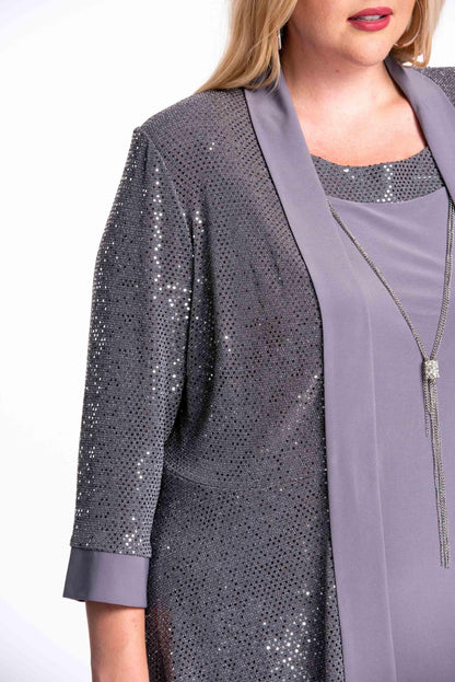 R&M Richards Short Formal Mother of the Bride Dress - The Dress Outlet R&M Richards