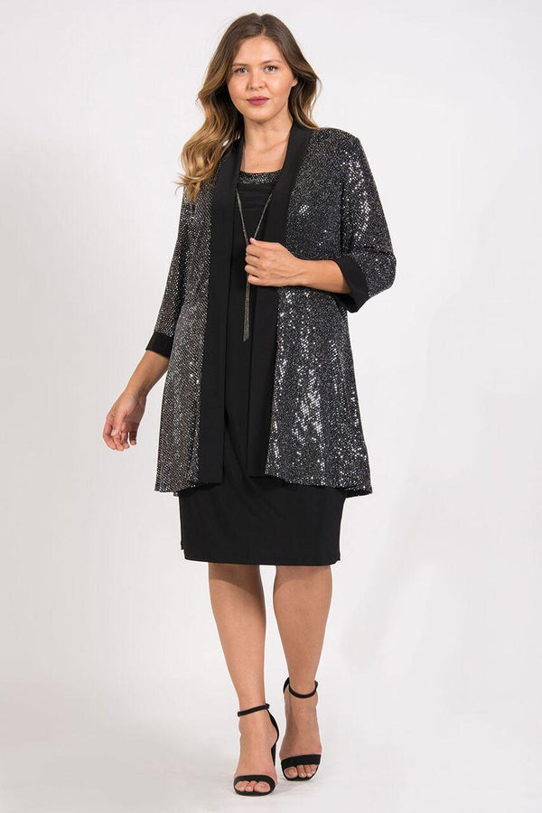 Short Plus Size Dress Formal Mother Of The Bride R&M Richards 3607W