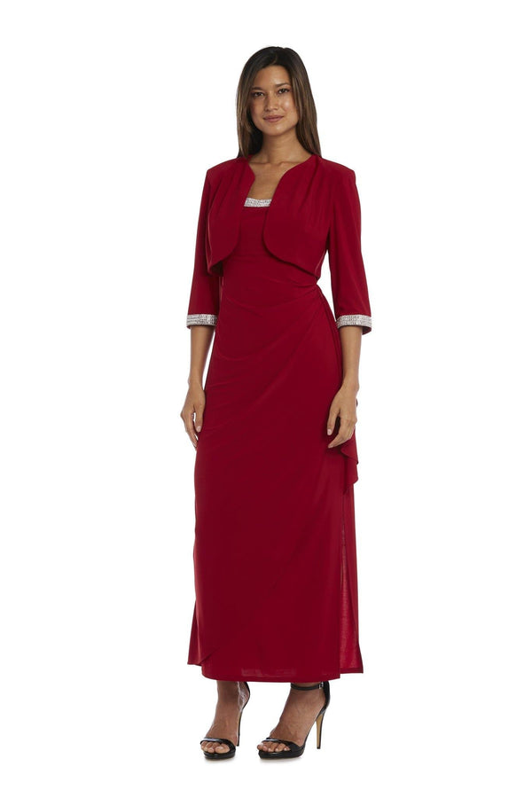 Evening Cropped Set Gown and Jacket R&M Richards 3808
