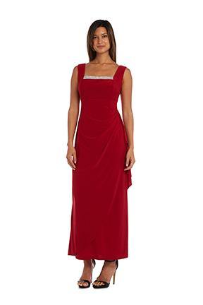 R&M Richards Evening Gown and Cropped Jacket Set 3808 - The Dress Outlet