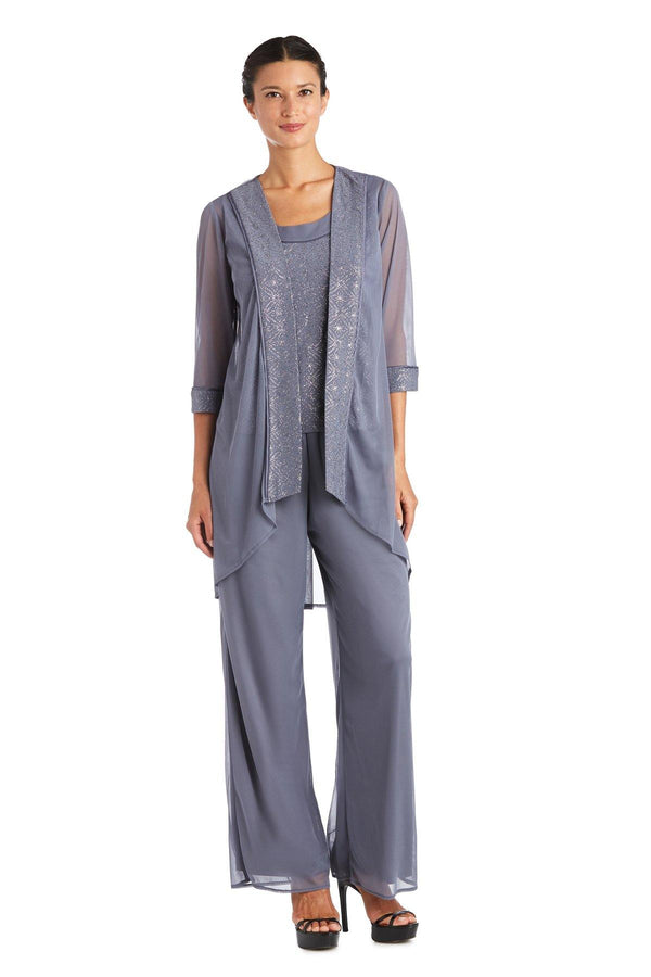 Mother Of The Bride Charcoal Pansuit Pansuit R&M Richards 5005
