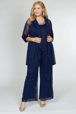 R&M Richards 5008W Plus Size Pant Suit for $59.99 – The Dress Outlet