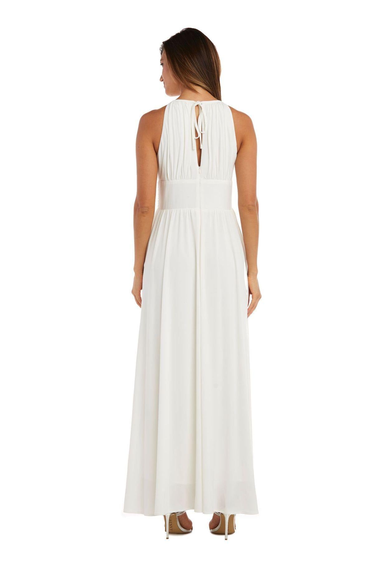 R&M Richards 5078 Long Sleeveless Maxi Dress