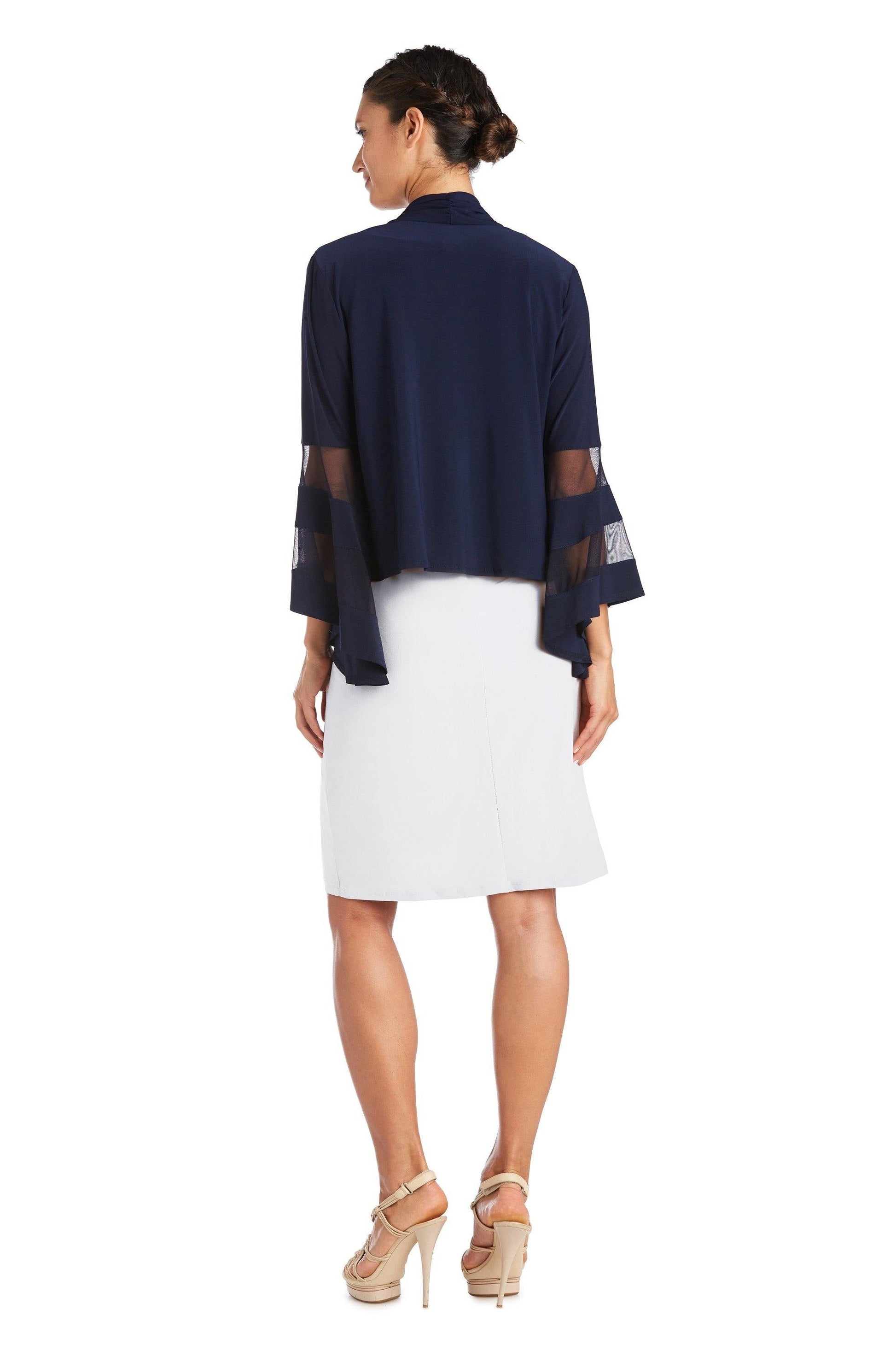 R&M Richards 5268 Full Sleeves Open Bolero Jacket