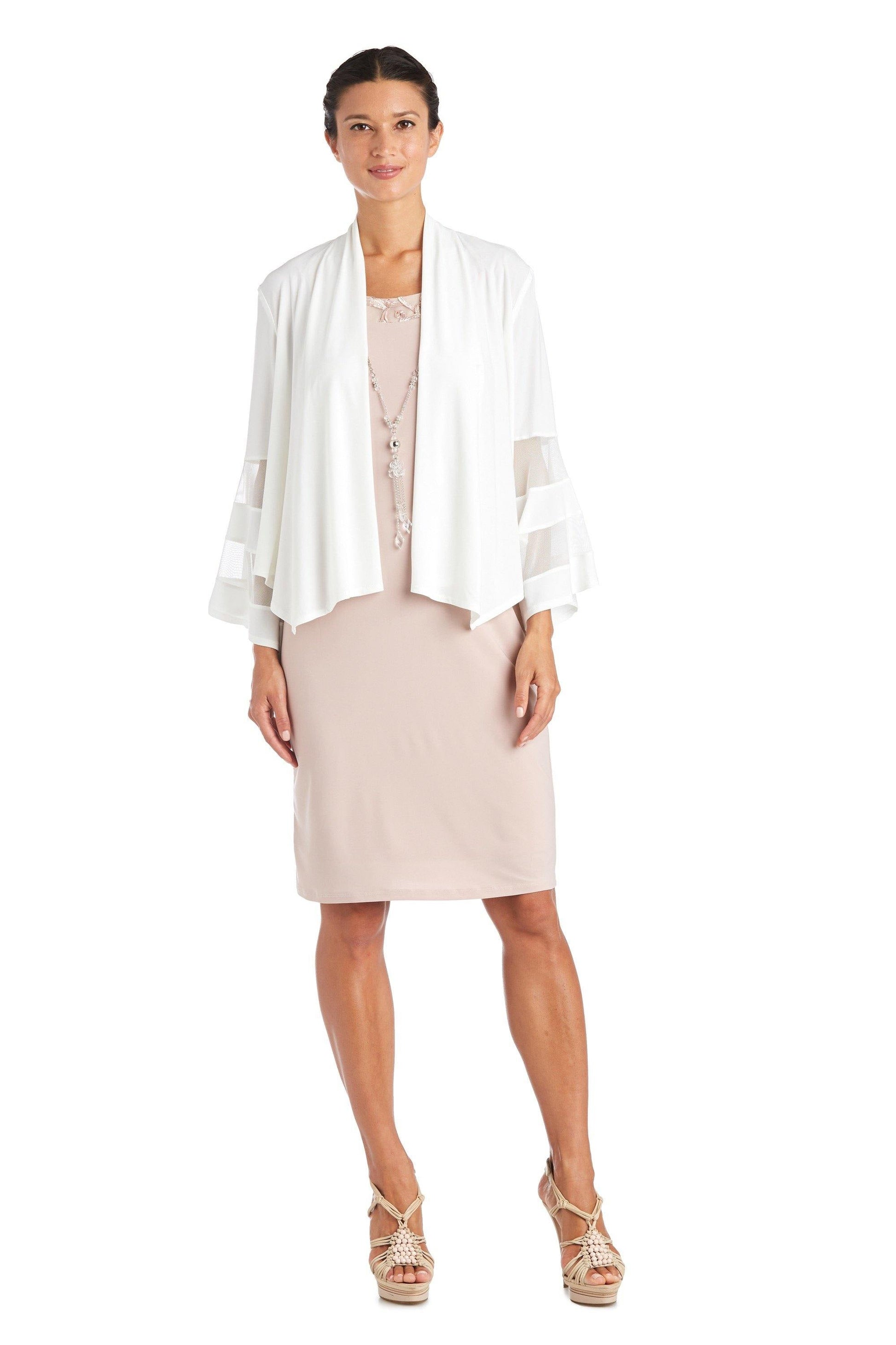 R&M Richards 5268 Full Sleeves Open Bolero Jacket