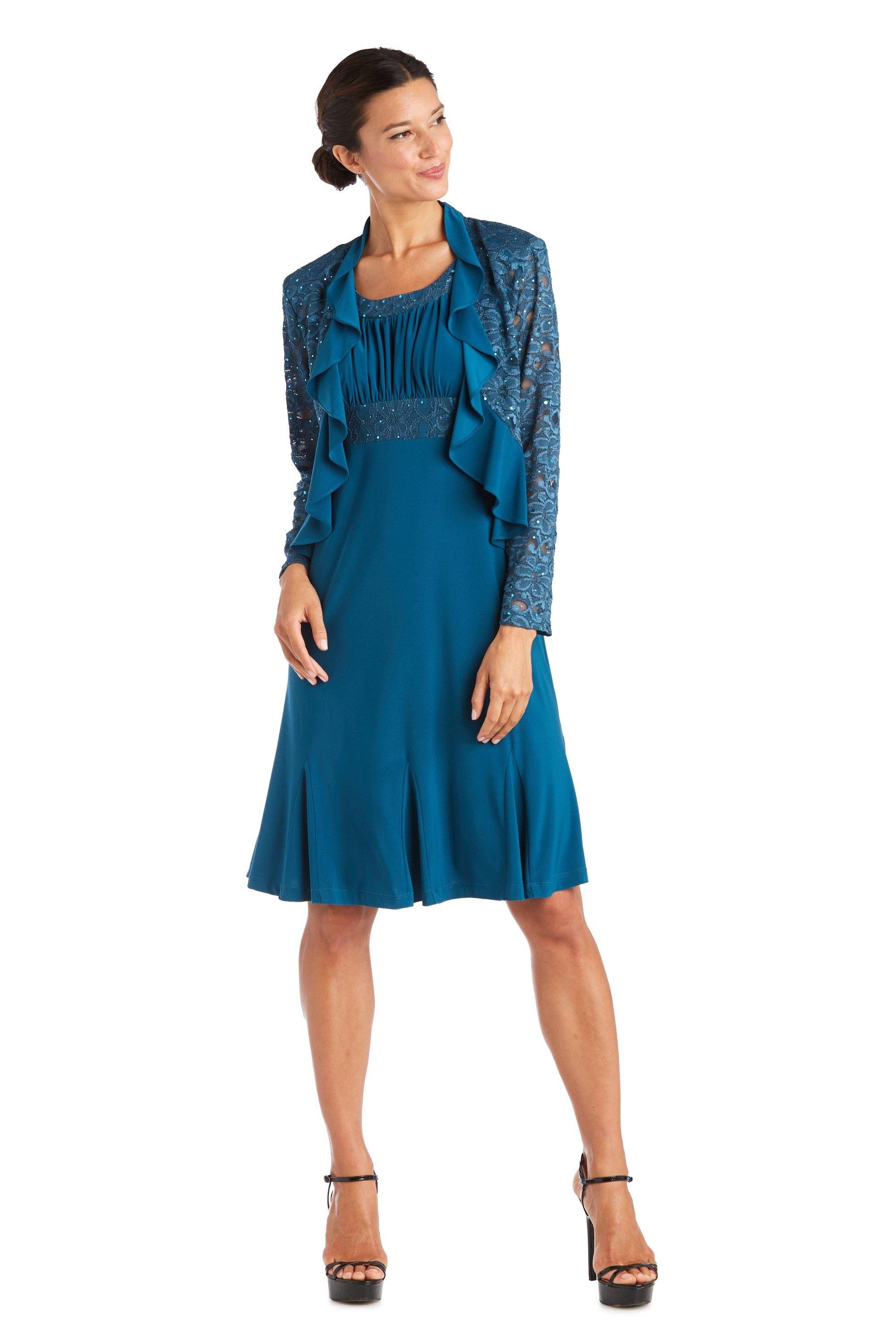 R&M Richards 5393 Short Mother Of The Bride Dress