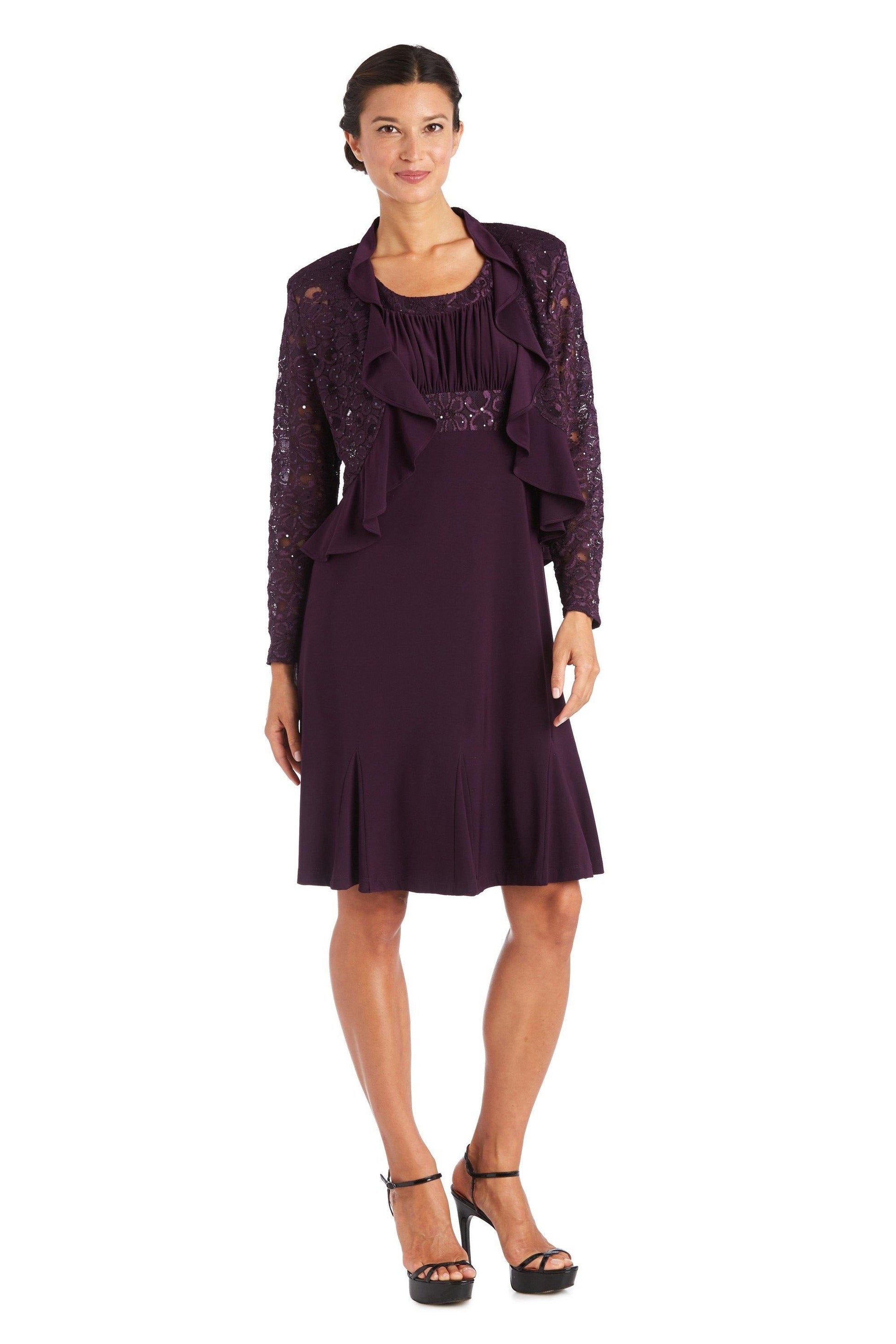 R&M Richards 5393 Short Mother Of The Bride Dress