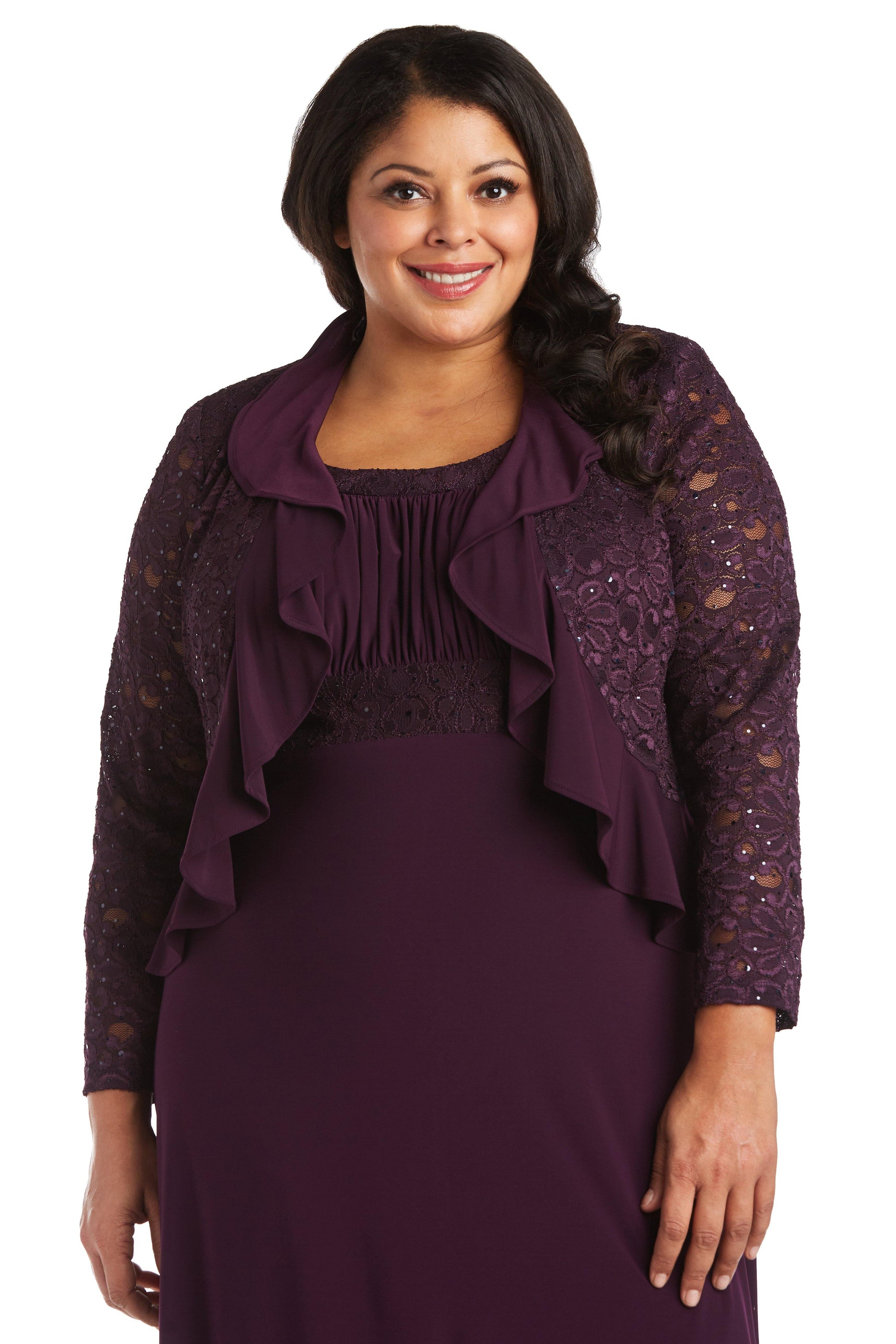 R&M Richards 5393W Mother Of The Bride Short Dress