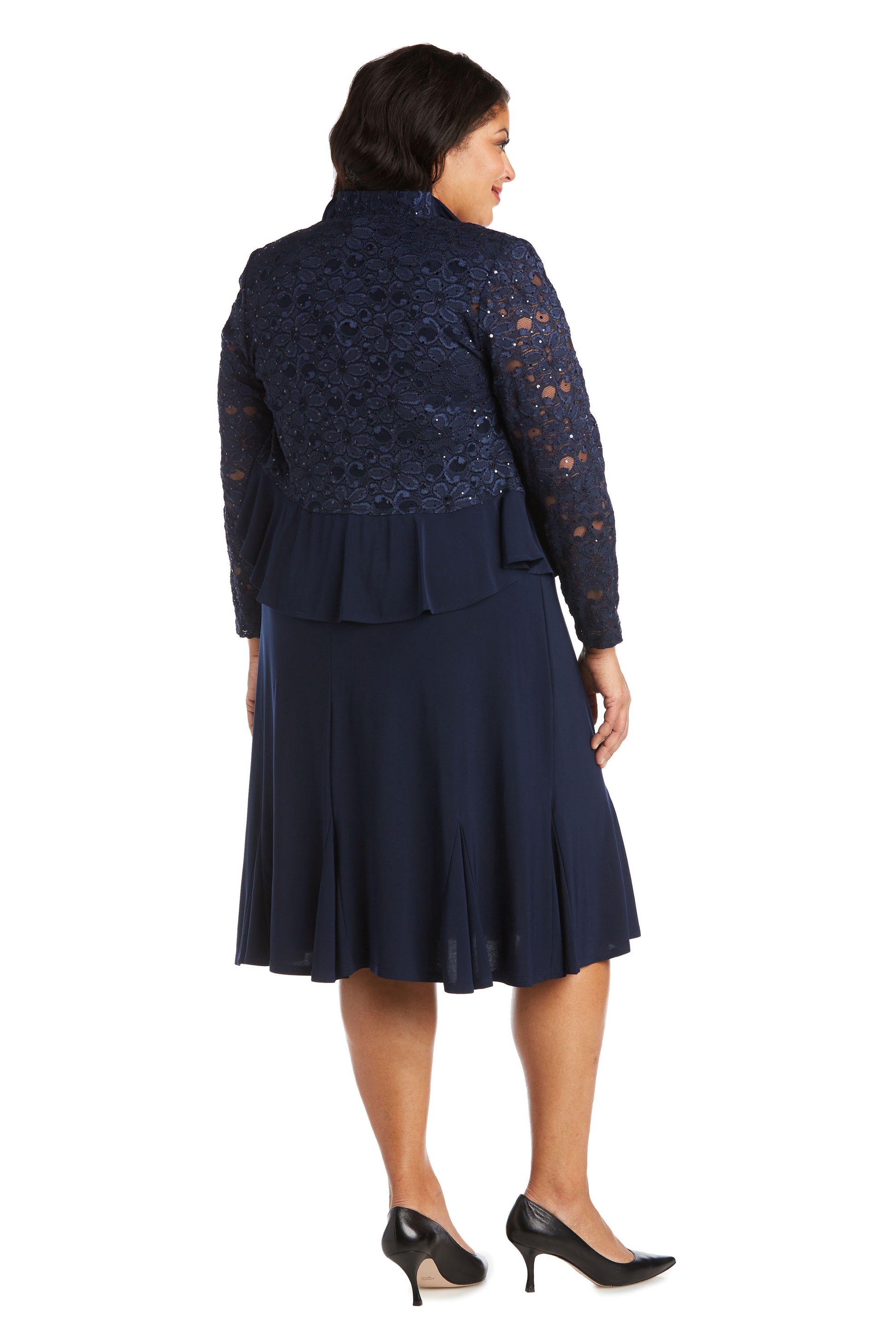 R&M Richards 5393W Mother Of The Bride Short Dress