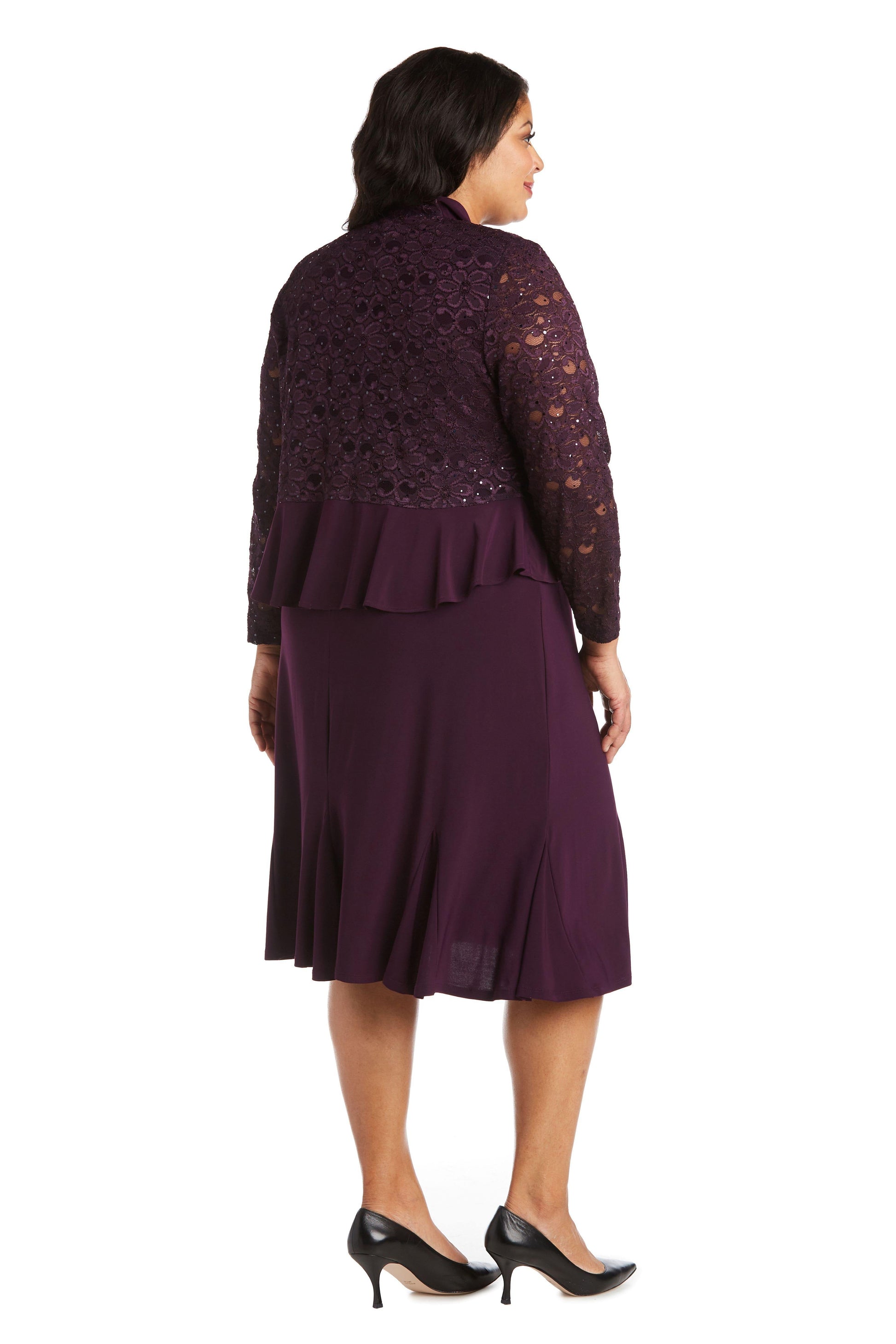 R&M Richards 5393W Mother Of The Bride Short Dress