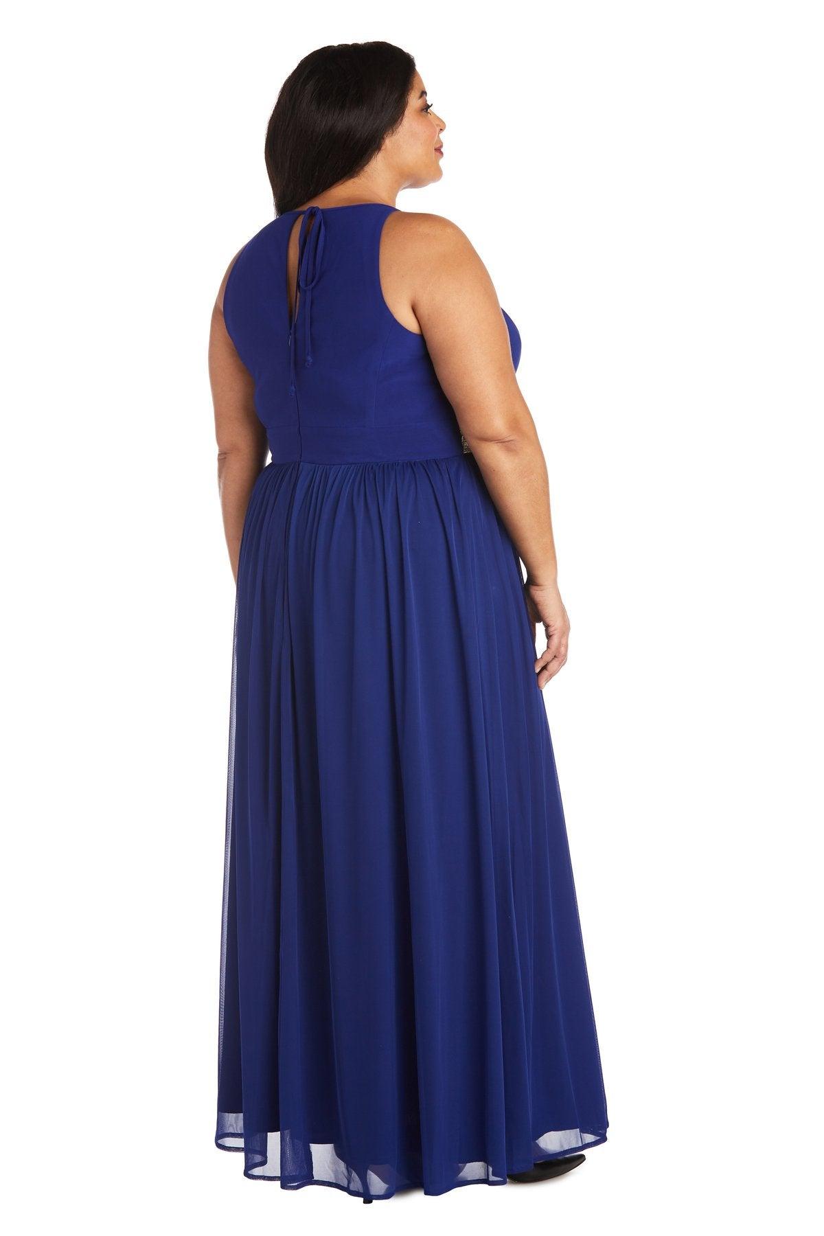 blue dress for baby girl Idia Plus Size Evening Gown in Royal Blue main image 1