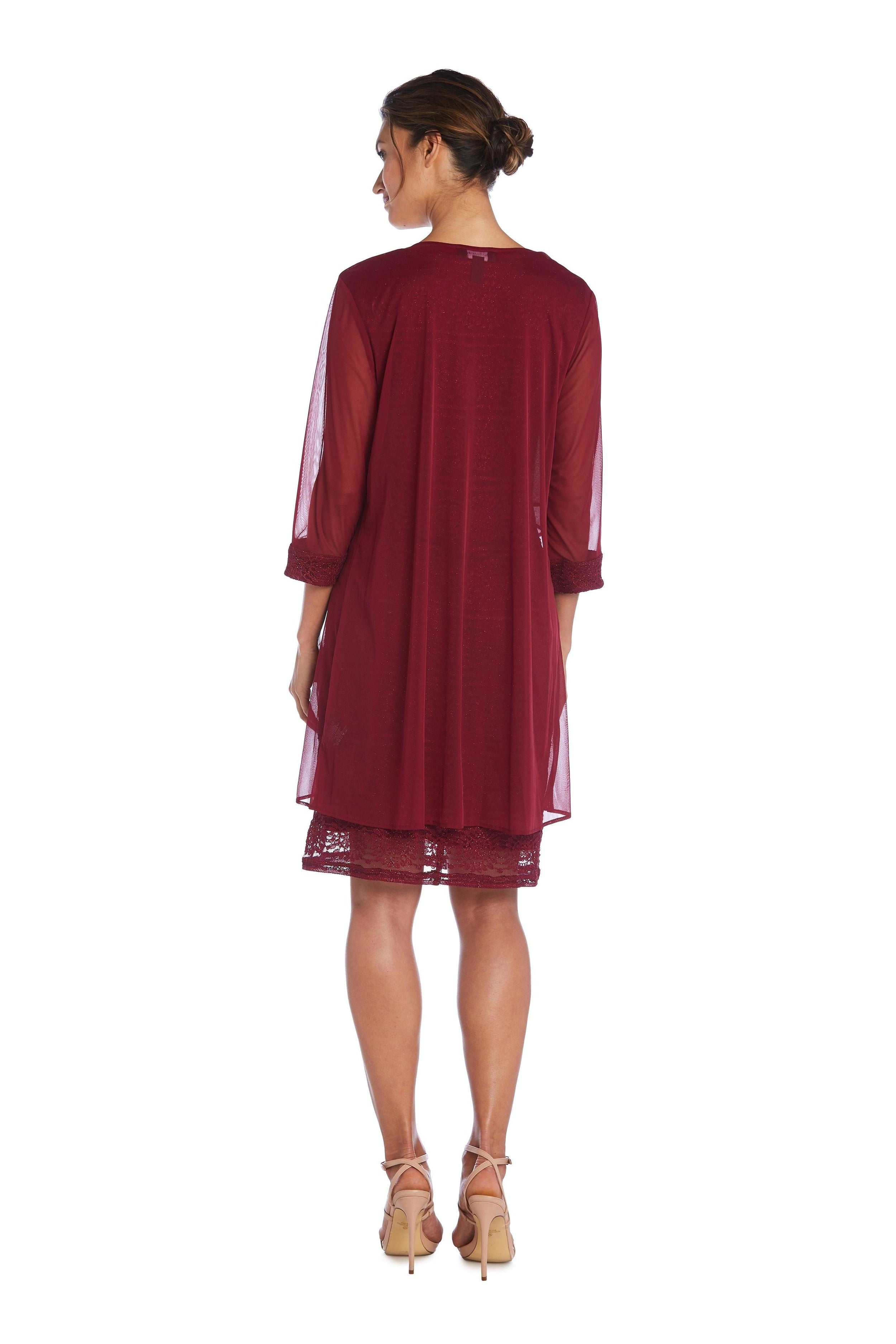R&M Richards Short Mother of the Bride Dress 5558 - The Dress Outlet