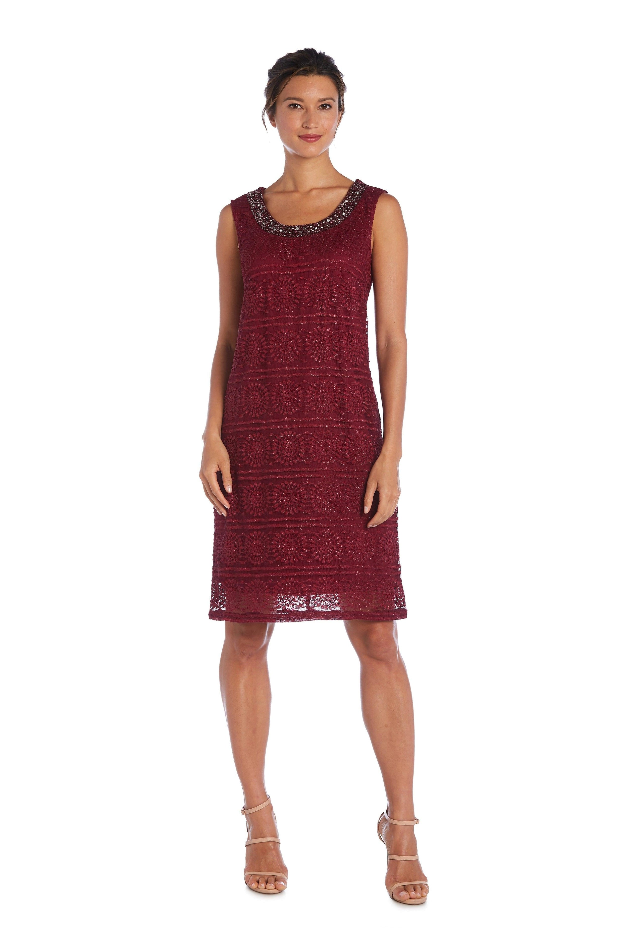 R&M Richards Short Mother of the Bride Dress 5558 - The Dress Outlet