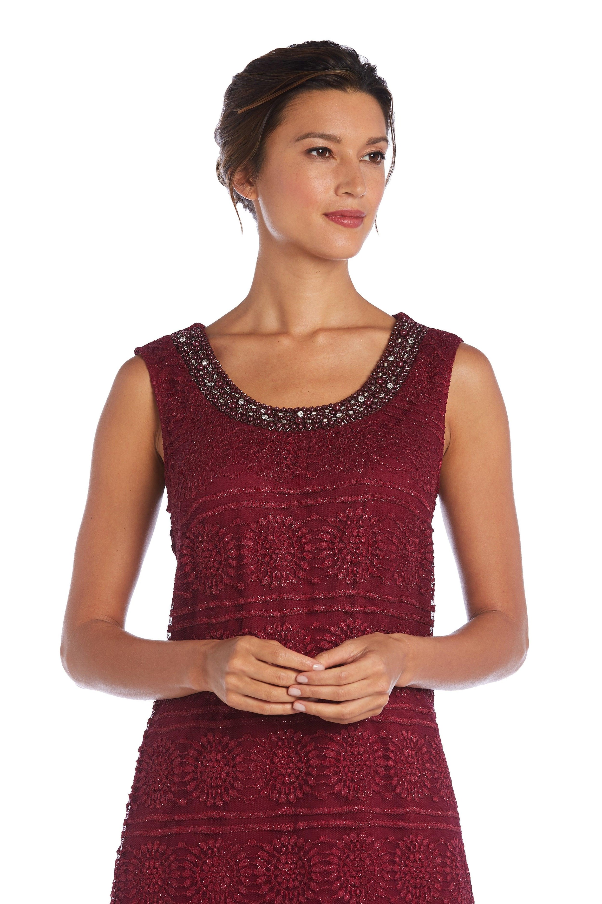 R&M Richards Short Mother of the Bride Dress 5558 - The Dress Outlet