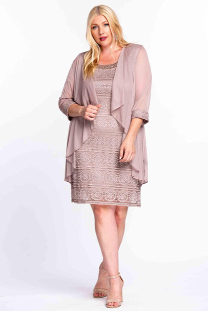 R&M Richards Short Mother of the Bride Dress - The Dress Outlet R&M Richards