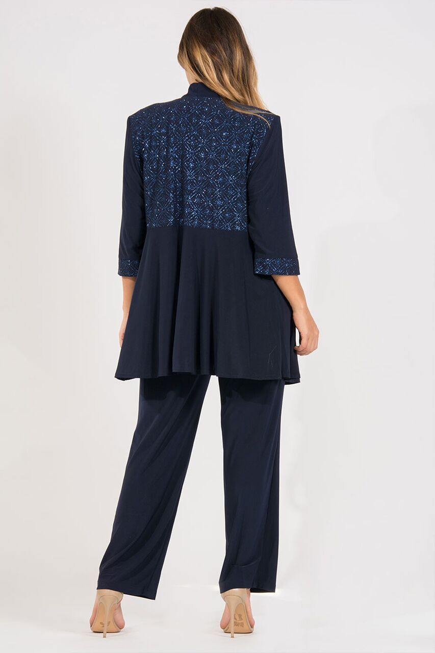 R&M Richards Formal Jacket Pant Suit Navy