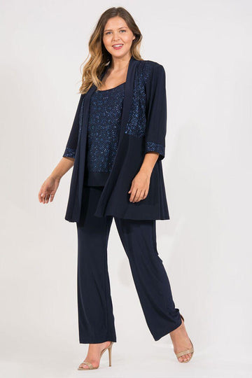 Peacock R&M Richards 5589W Plus Size Mother Of The Bride Pant Suit for  $39.99 – The Dress Outlet