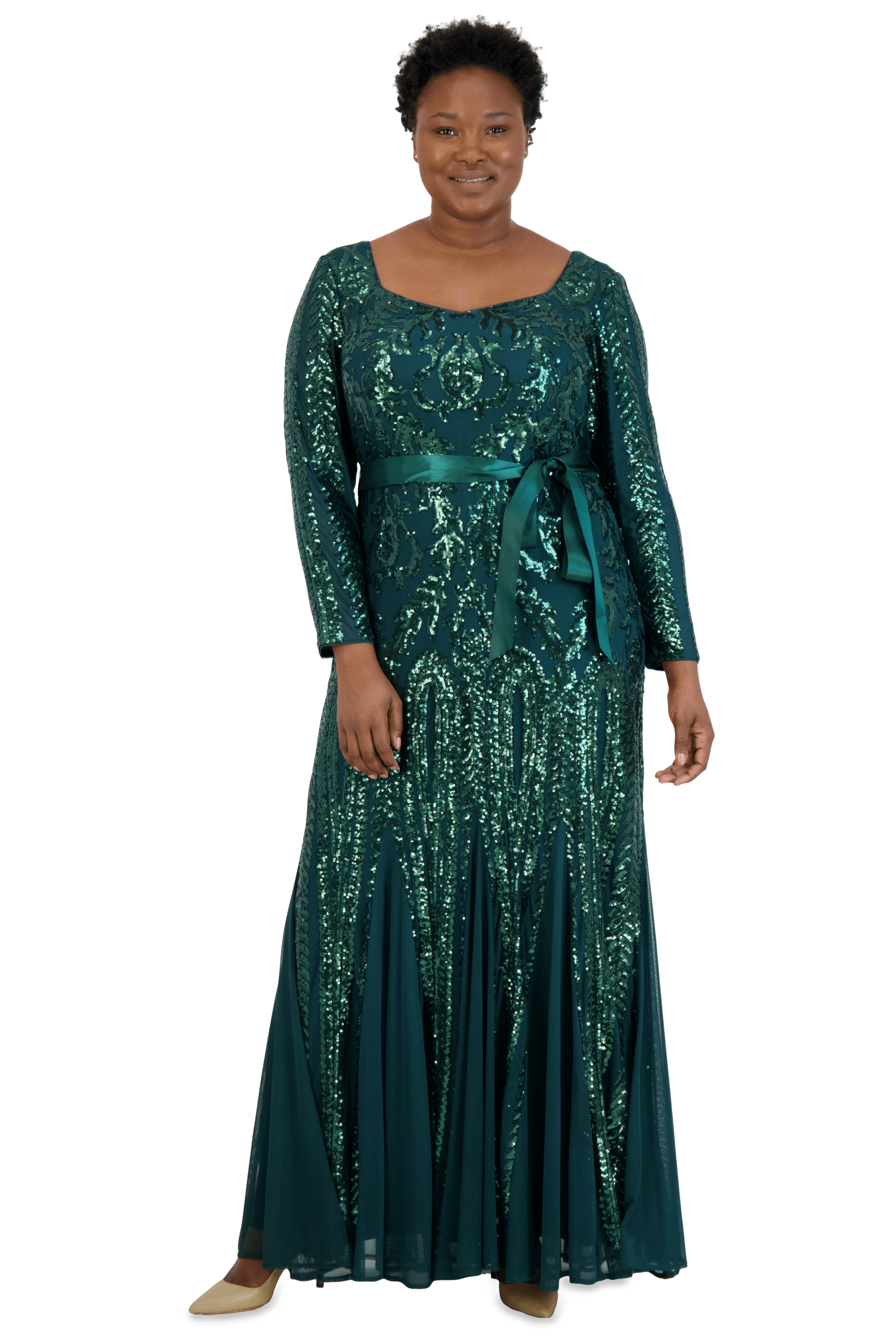 r & m richards plus size evening dresses RM Richards Sequined Short Evening Dress PLUS SIZE New Yorker's Apparel