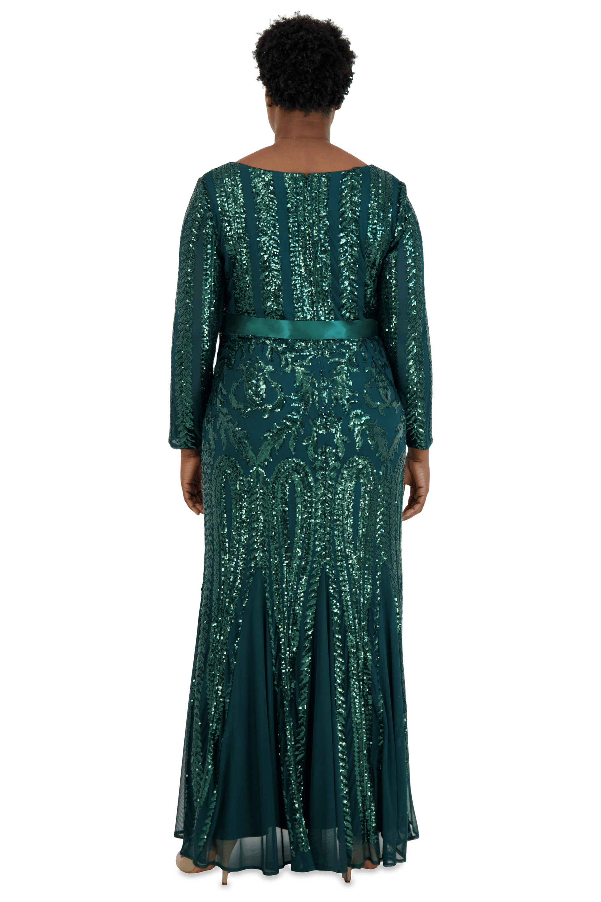 R&M Richards 5623W Long Plus Size Evening Dress