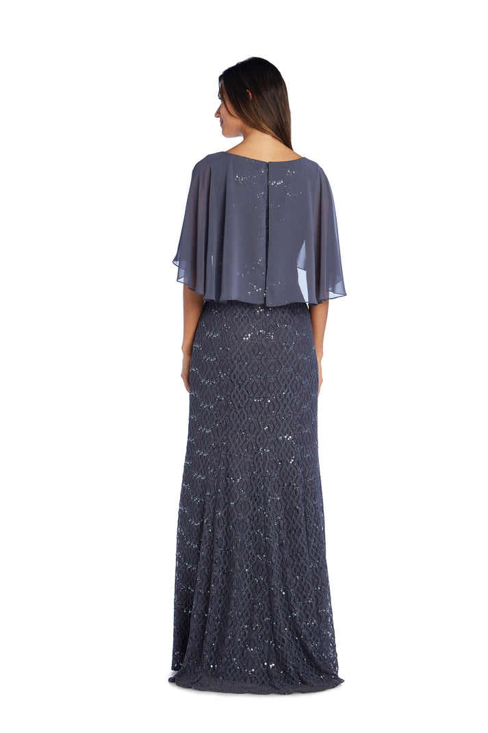 Black R&M Richards 5673 Long Mother Of The Bride Lace Gown for $105.99 ...