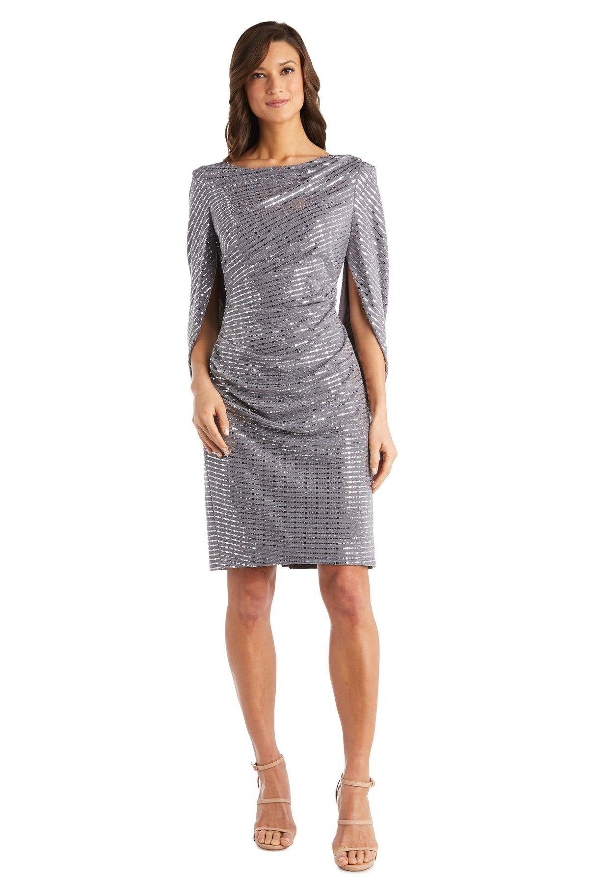 Mocha R&M Richards 5861 Formal Short Dress Cocktail - Mother of the ...