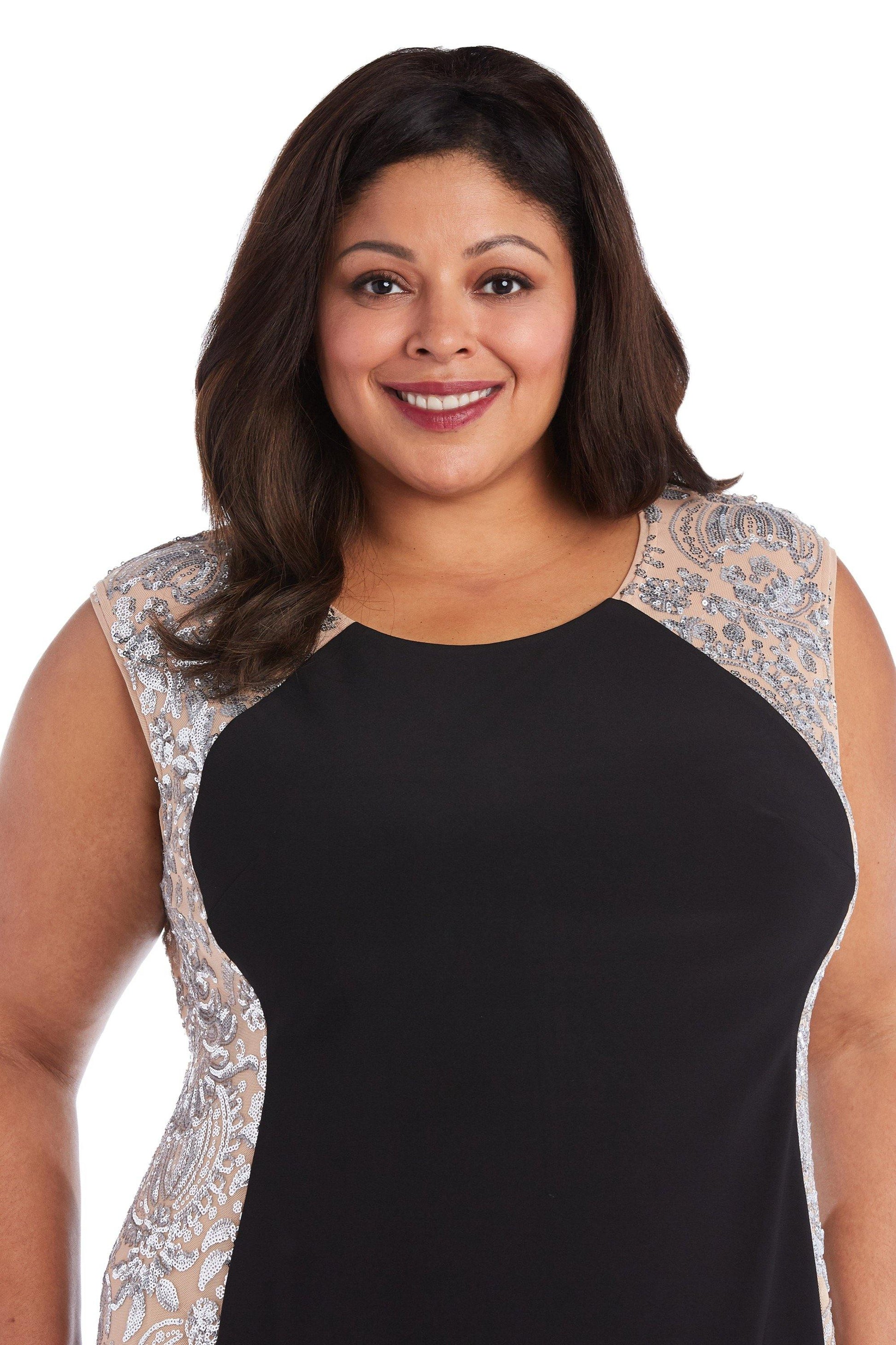 R&M Richards 5883W Short Mother Of The Bride Dress